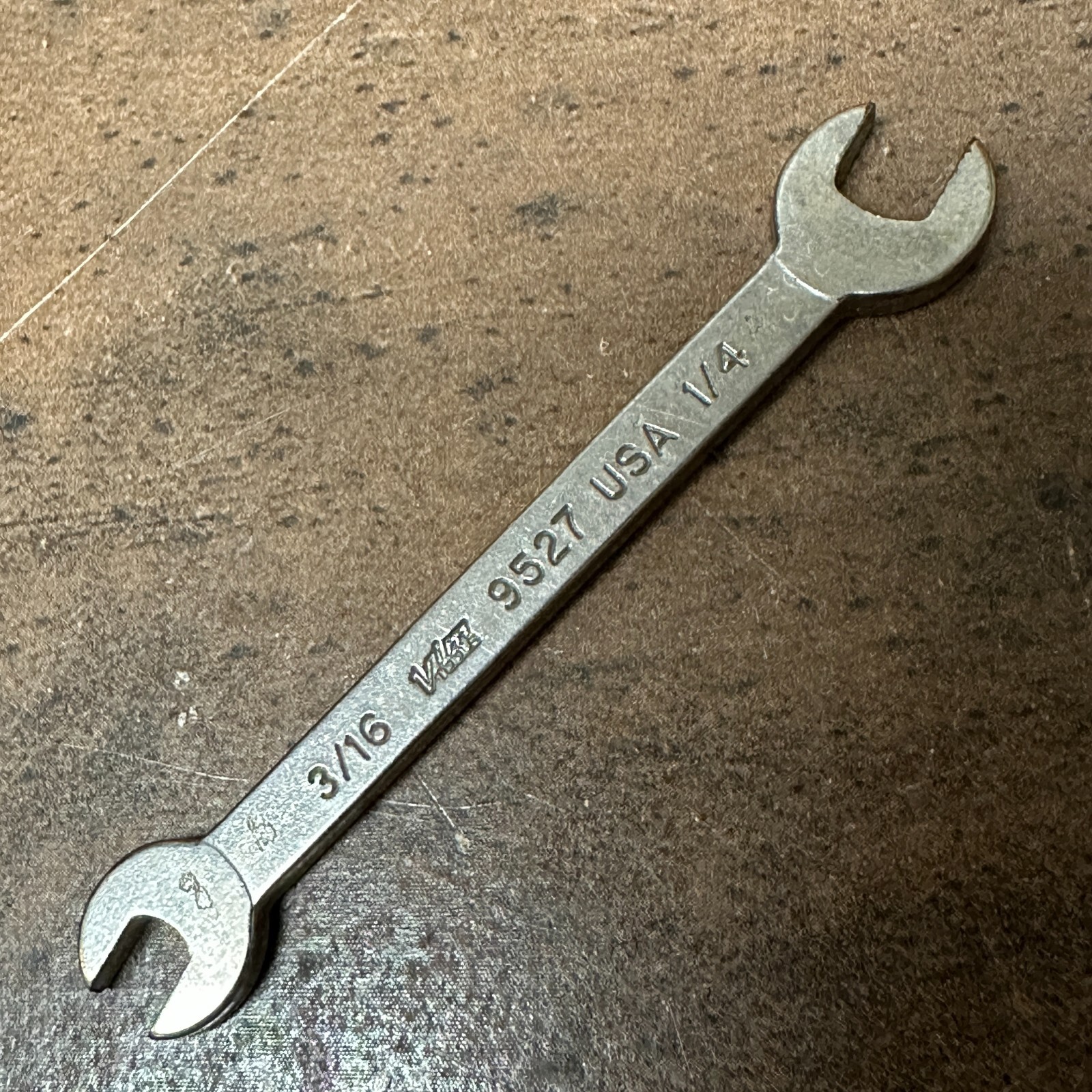 VIM Tools 9527 3/16″ x 1/4″ Open End Wrench USA VTG
