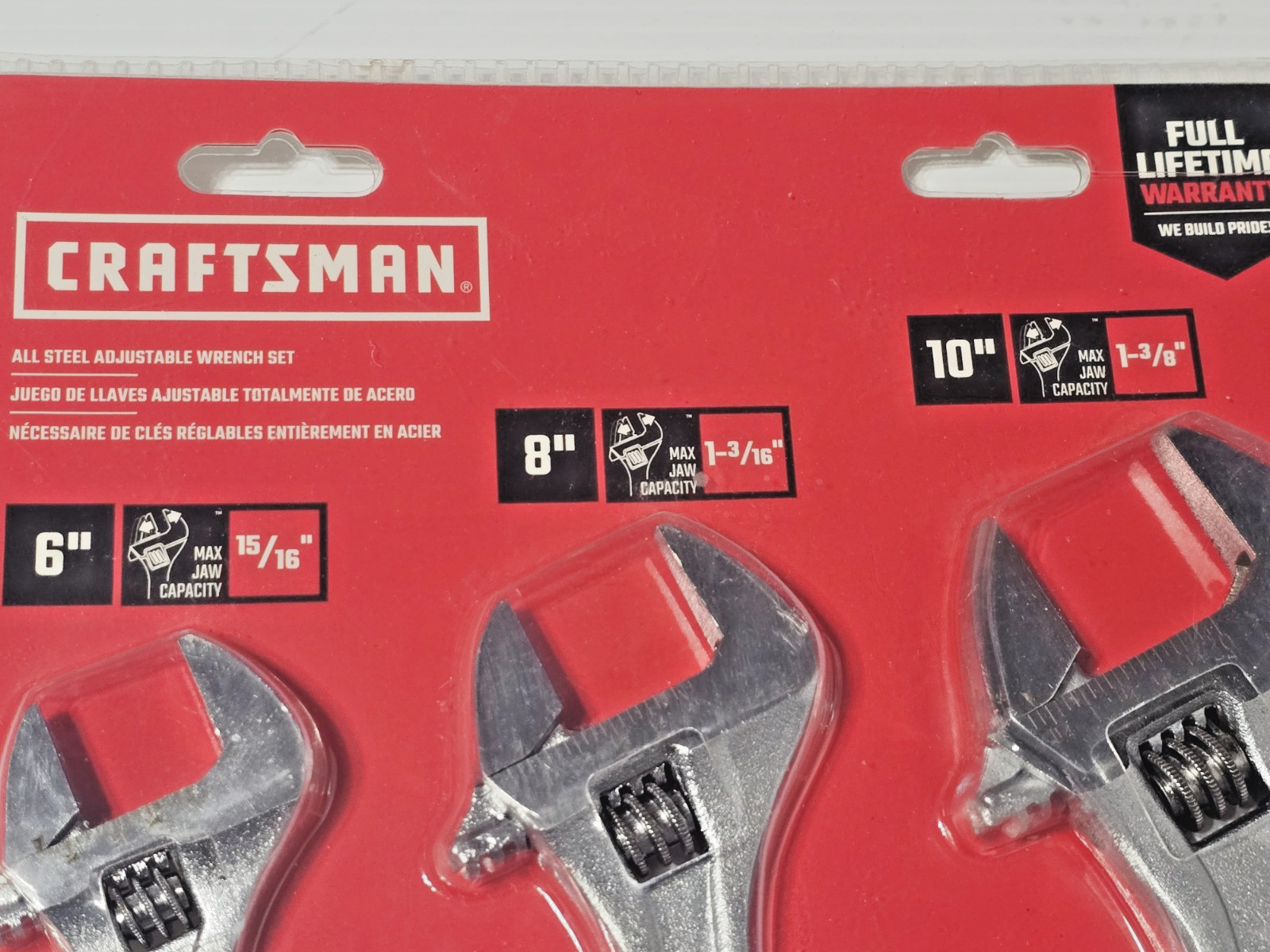 Genuine Craftsman 6″ 8″ 10″ 15″ Adjustable Wrench USA – NEW
