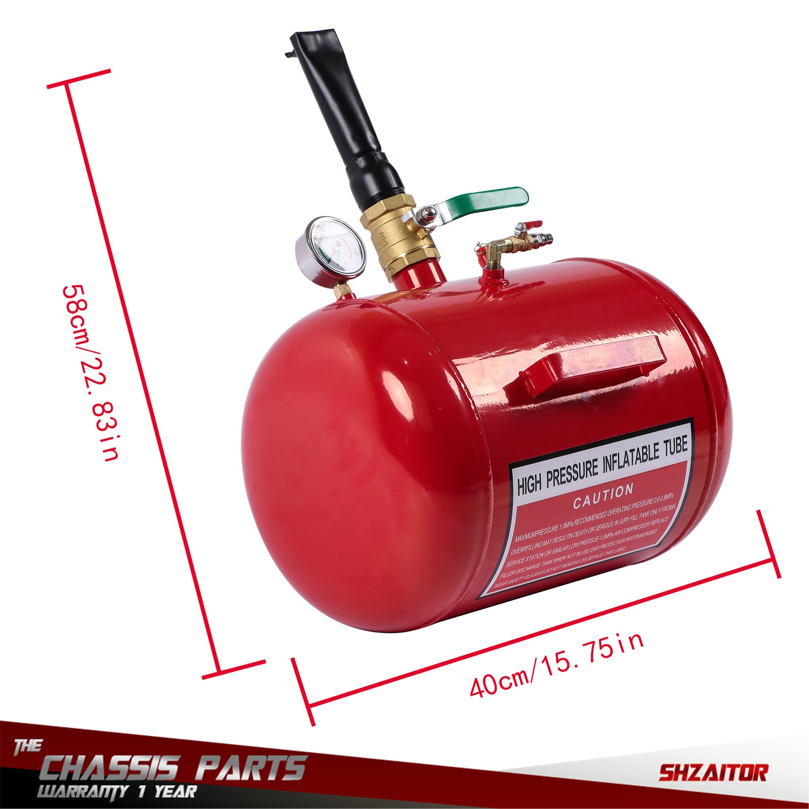 7.5 Gallon Air Tire Bead Seater Blaster Tool Seating Inflator Truck ATV 145PSI