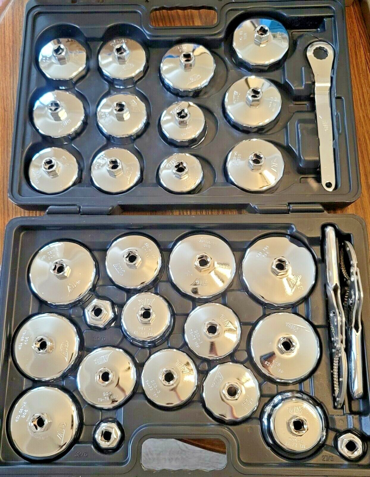 ATD 31pc 3/8dr Master Oil Filter Cartridge Wrench Socket Set w/ Case #5231