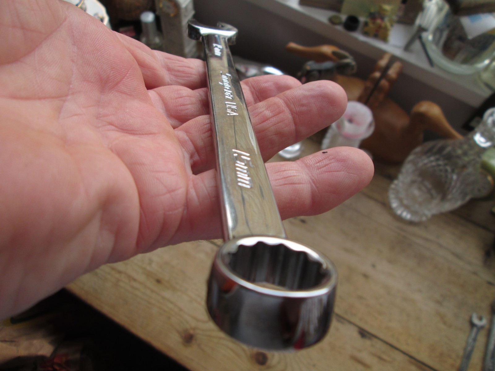 Snap On 15mm Combination Spanner Wrench 15 mm SOEXM15 Flank Drive 12 point