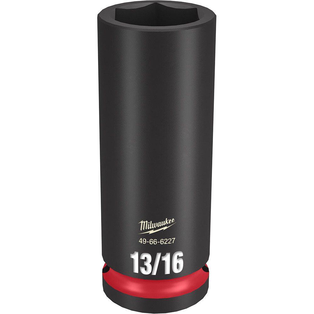 Milwaukee 49-66-6227 SHOCKWAVE Impact Duty 1/2 Drive 13/16 Deep 6 Point Socket