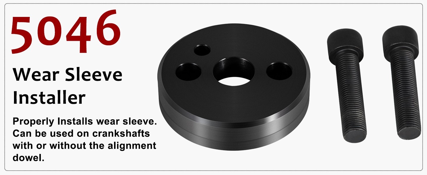 Front Cover Crankshaft Seal & Wear Sleeve Installer Tool Kit For Dodge Cummins 3