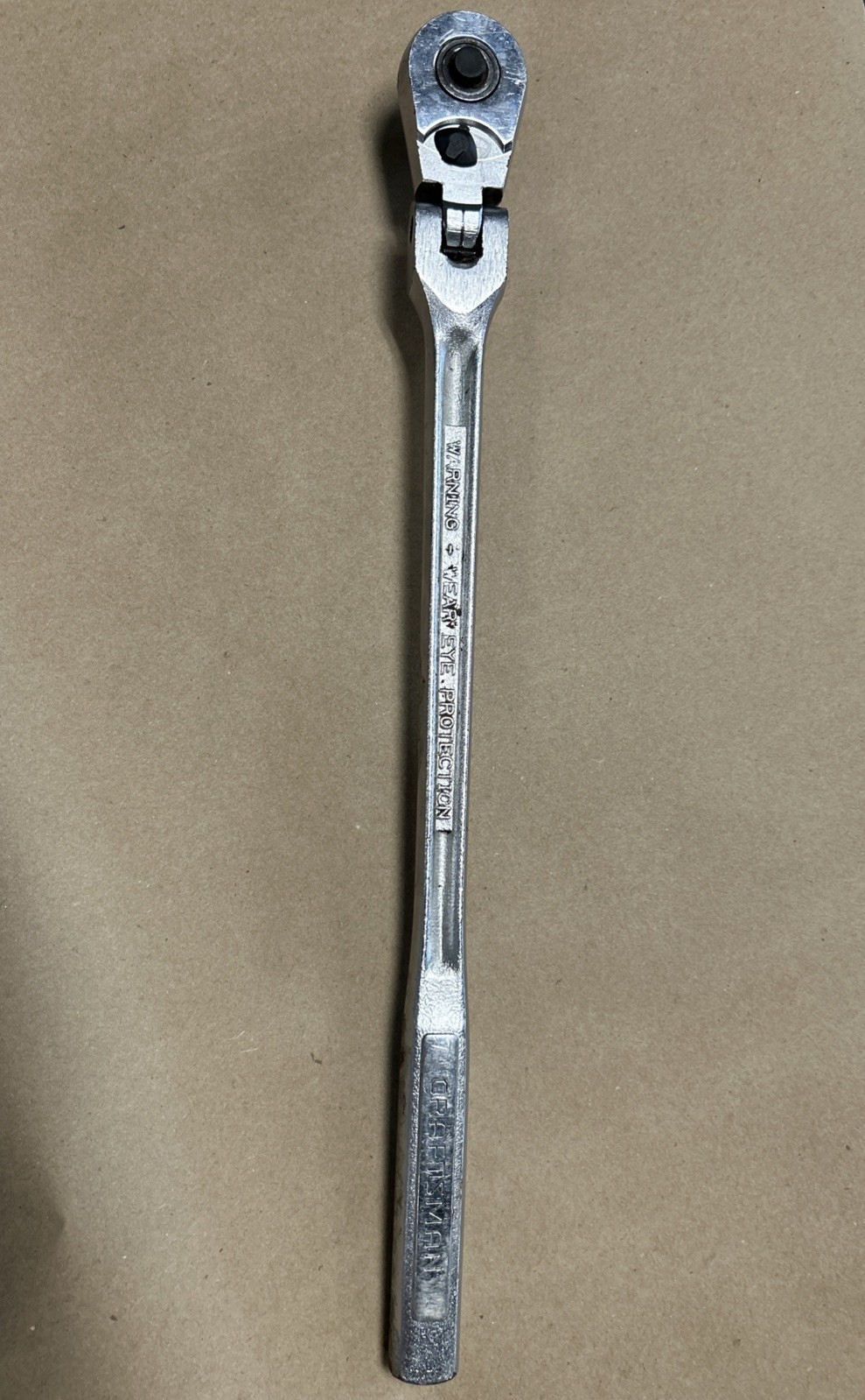Craftsman 44816 VVM 1/2 Drive Flex Head Ratchet 16-1/2 Inch
