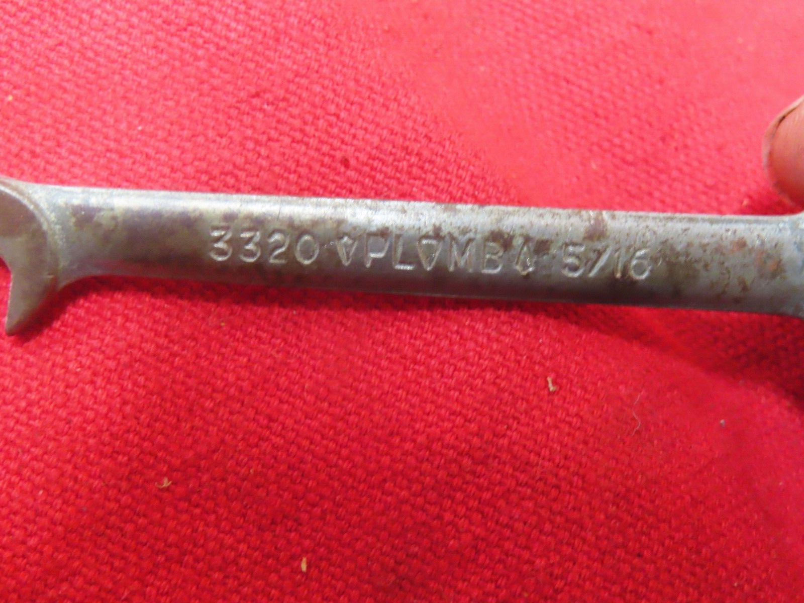 Vtg Plomb 3320 ignition Wrench,5/16,WF Style,Opp Arrows,USA~GD+🤠🤠PL2.26.24RL