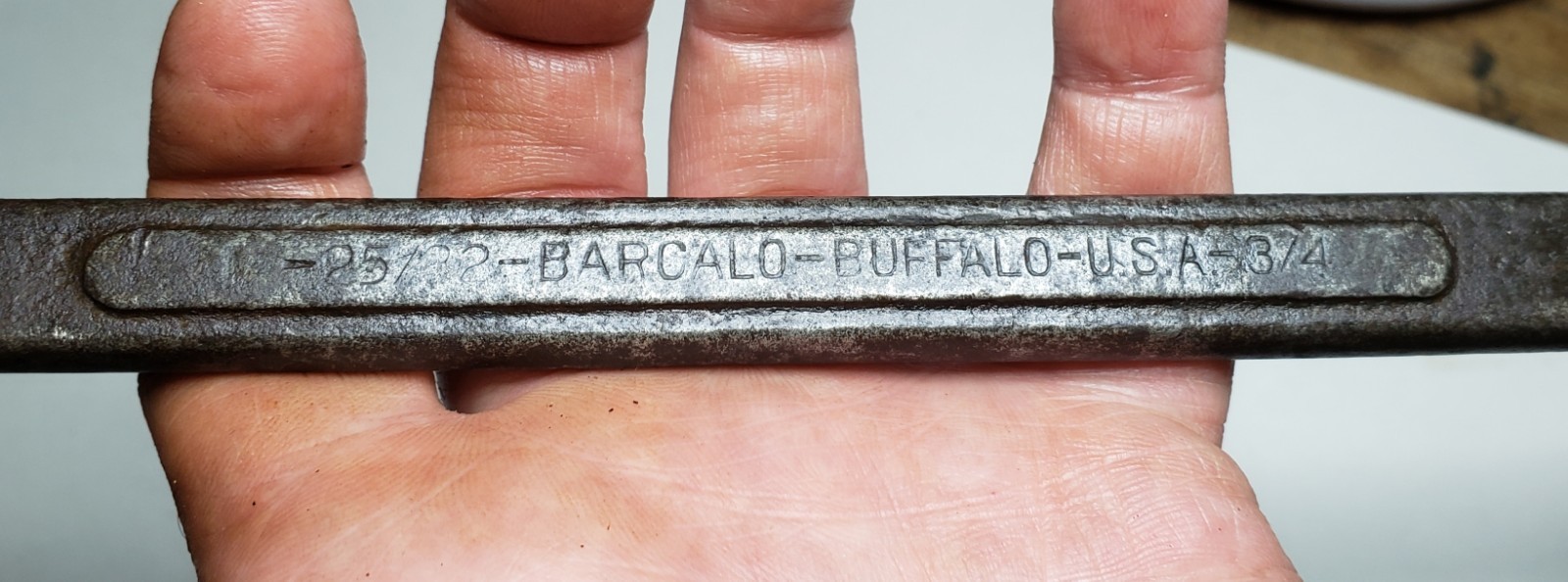 BARCALO Buffalo 25/72 & 3/4 Combination Wrench Made in USA 12.5″ Long