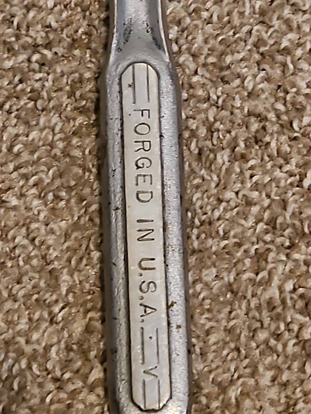 Craftsman USA 1/2″ Drive Flying V Oil Port Ratchet Forged Handle Pear Head Vtg A
