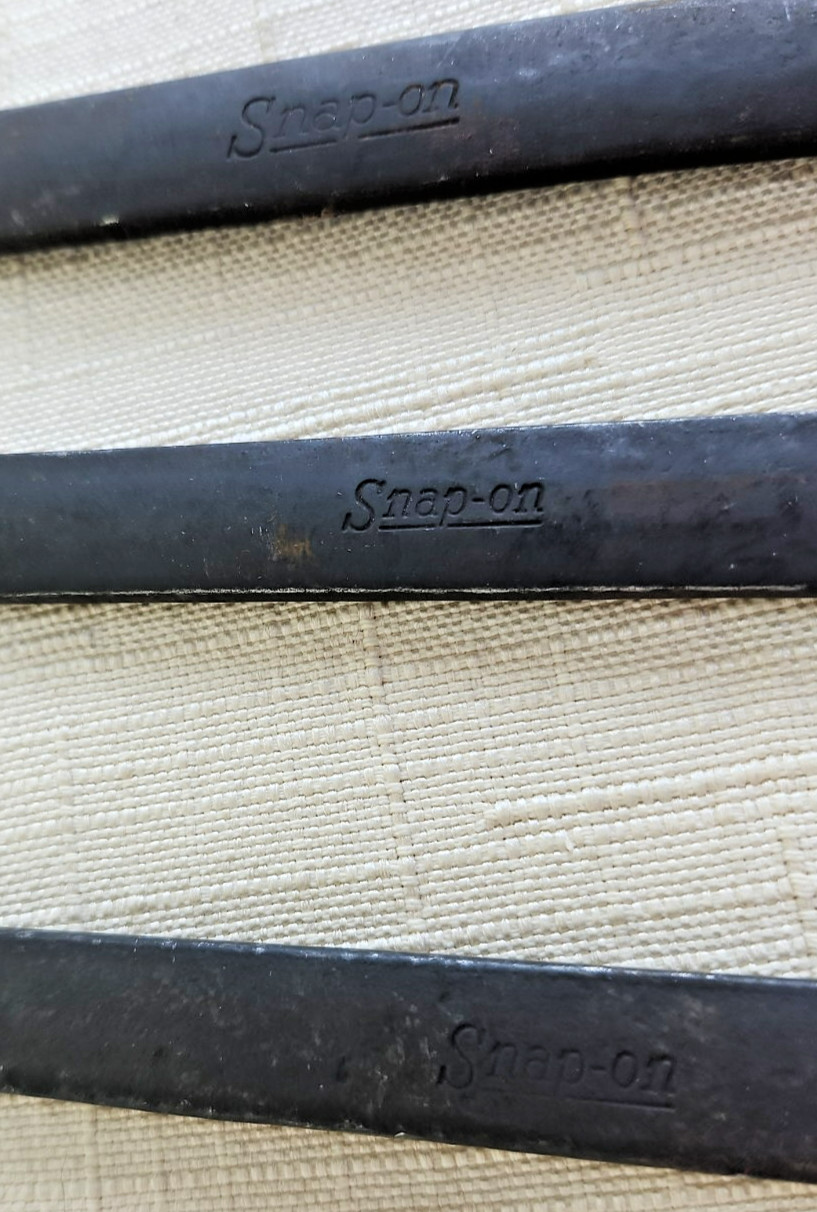 Snap-on OEXL Long Combination Wrench Set 5/8 11/16 3/4 Black Industrial Finish