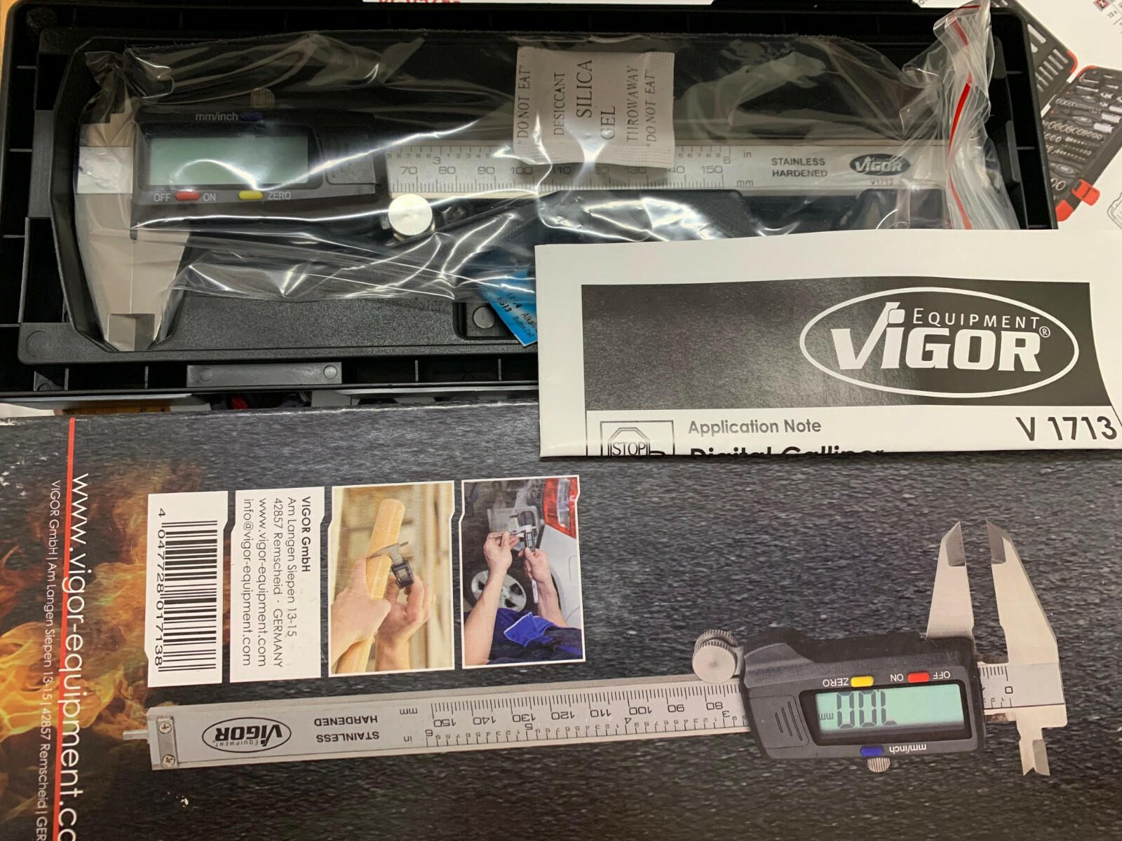 Vigor v1713-caliber to digital caliper