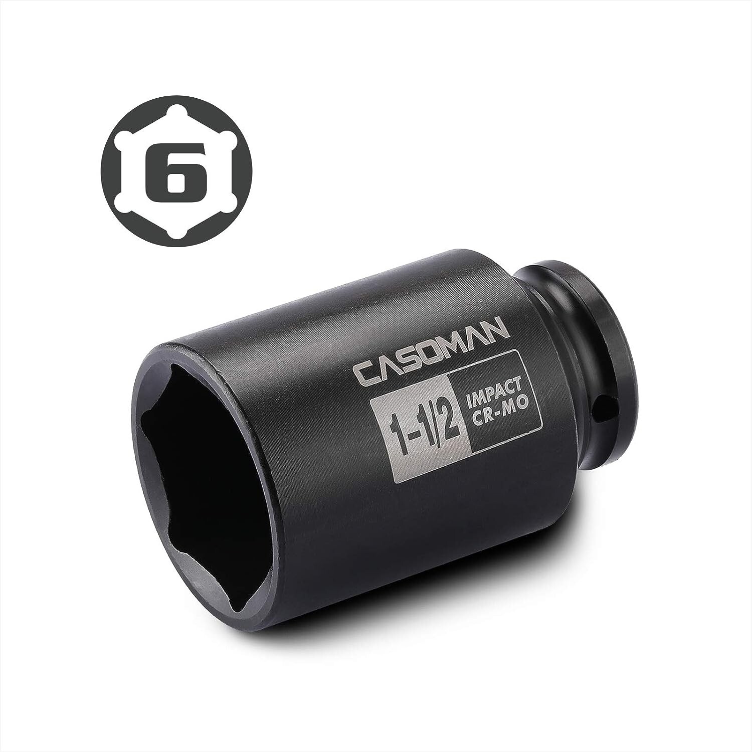 6point 1/2inch Drive Deep Impact Socket 11/2″ sae Crmo 1/2inch Drive 6 Point A