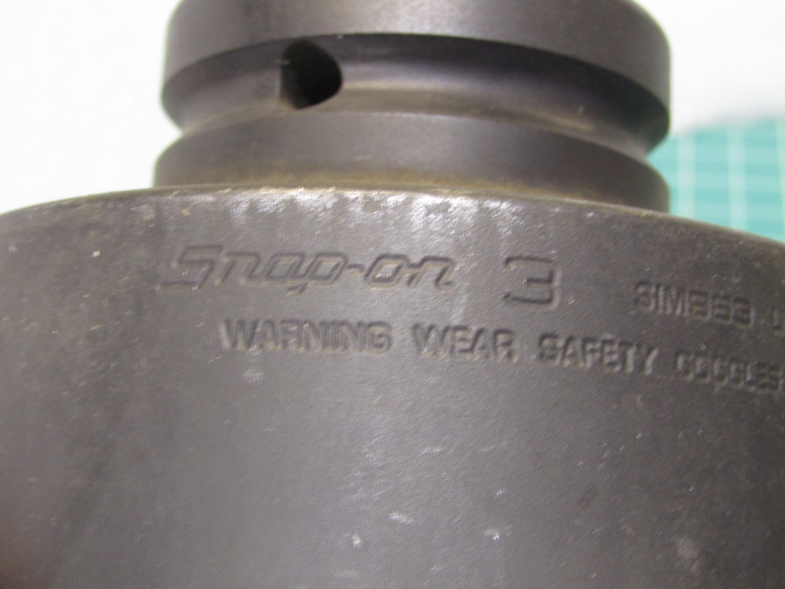 1 – Snap-on SIM963 1-inch drive, 6-point, 3-inch deep impact socket. NEW