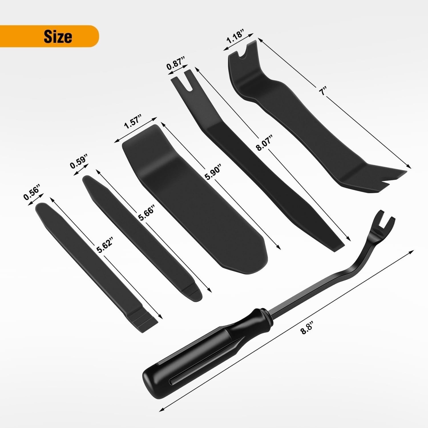 6PCS No-Scratch Auto Trim Removal Tool Kit – Safe Car Repair Essentials