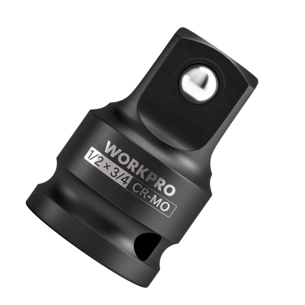 WORKPRO Impact Socket Adapter 1/2″ F to 3/4″ M Cr-Mo Steel Socket Adapter Set