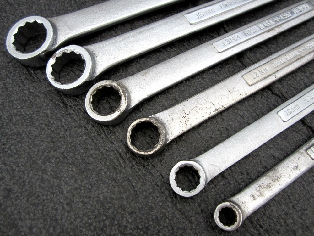 Vintage Craftsman 6pc Metric Box End Wrench Set Made in USA