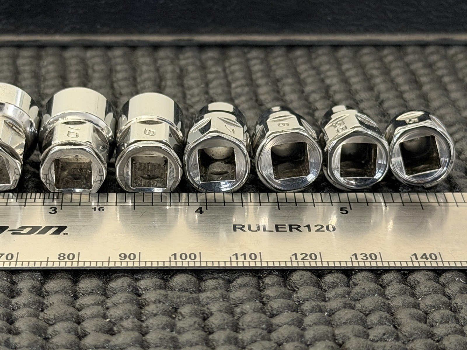 Snap-On 10 of 12PC 1/4″ Low Profile Drive Socket Ratchet Set USA🇺🇸 – 112RTSMA