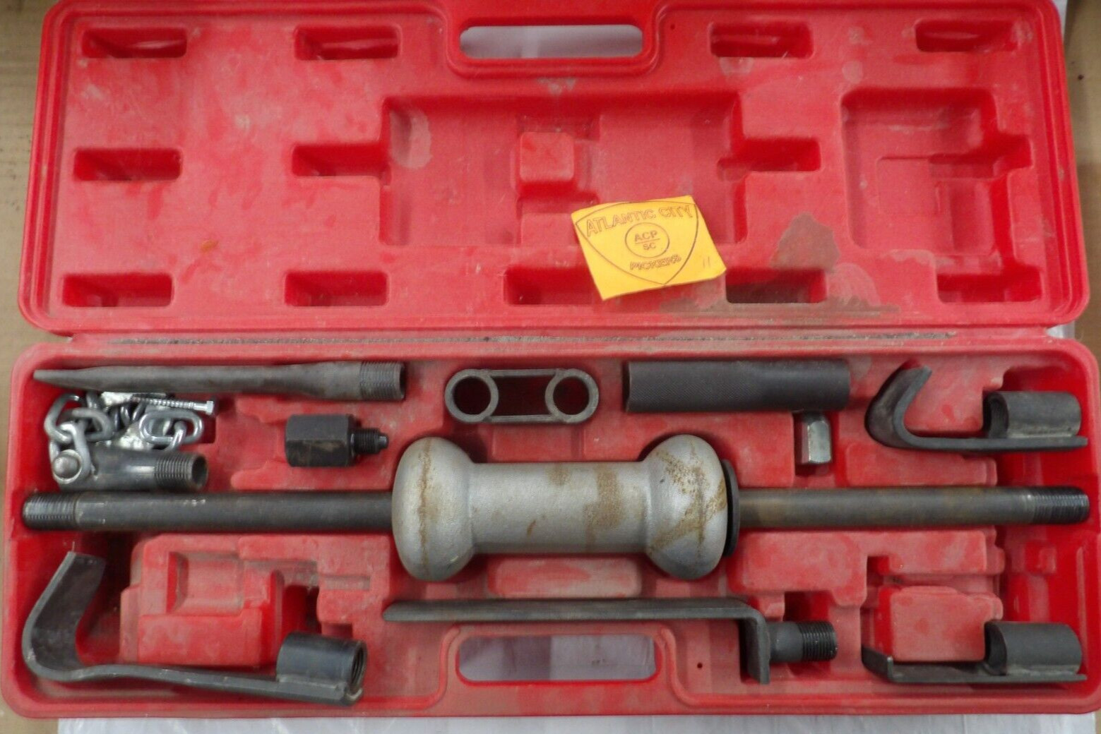 10 LBS DENT PULLER SET 11 PCS (INCOMPLETE)