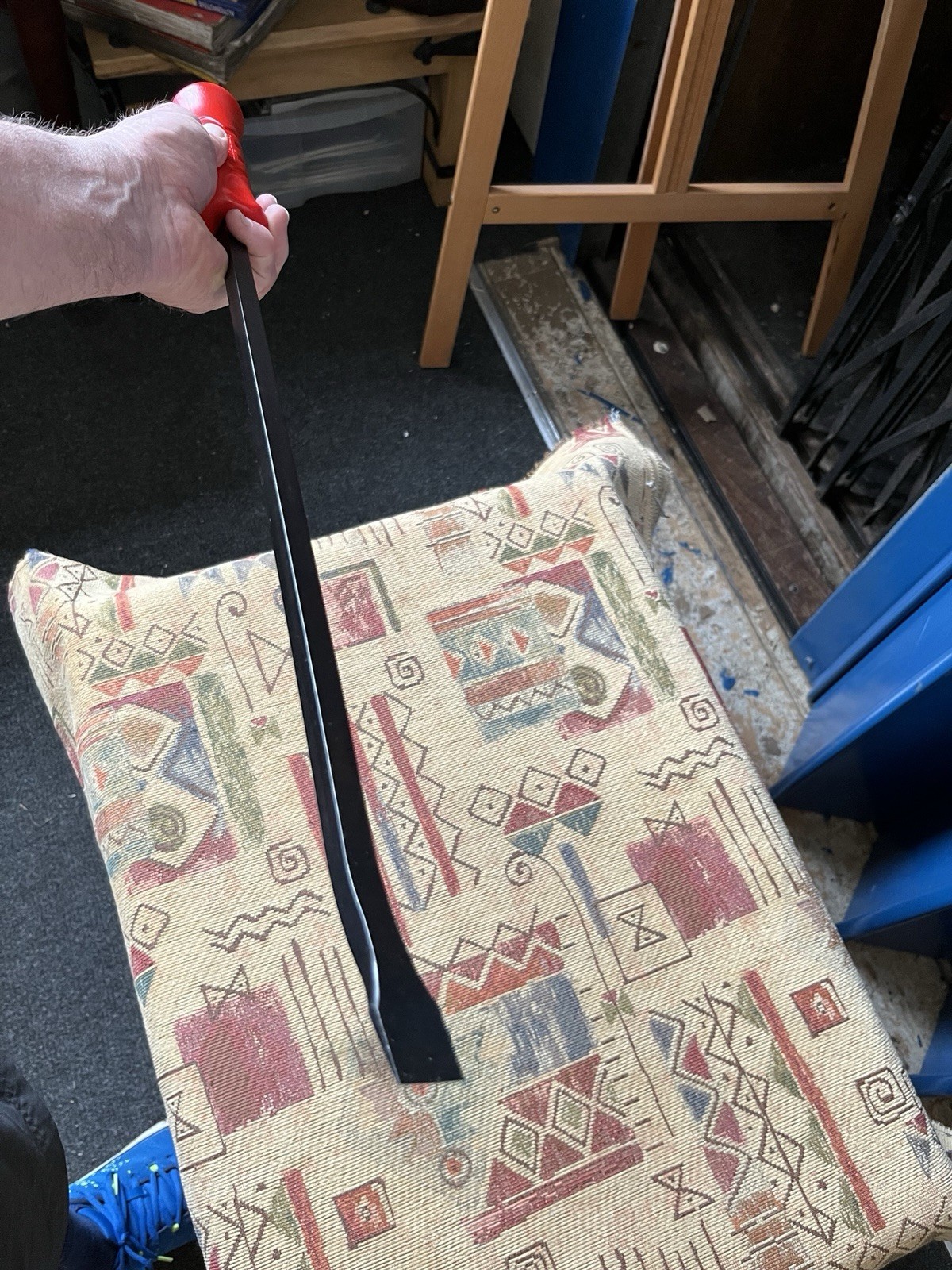 Snap On 24” Striking Pry Bar In Classic Red SPBS24A Made In USA New Premium Tool
