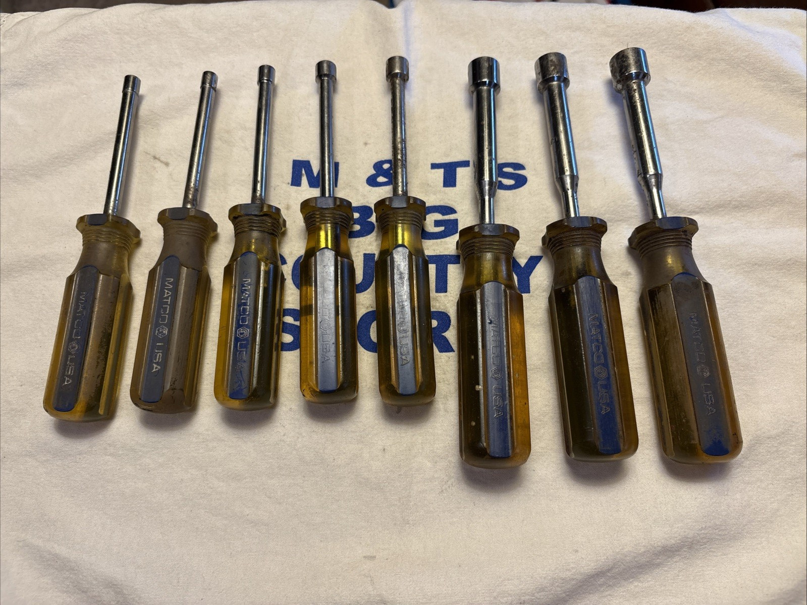 Matco Tools USA 8pc Metric Nut Drivers 4MM-13MM Hard Handle