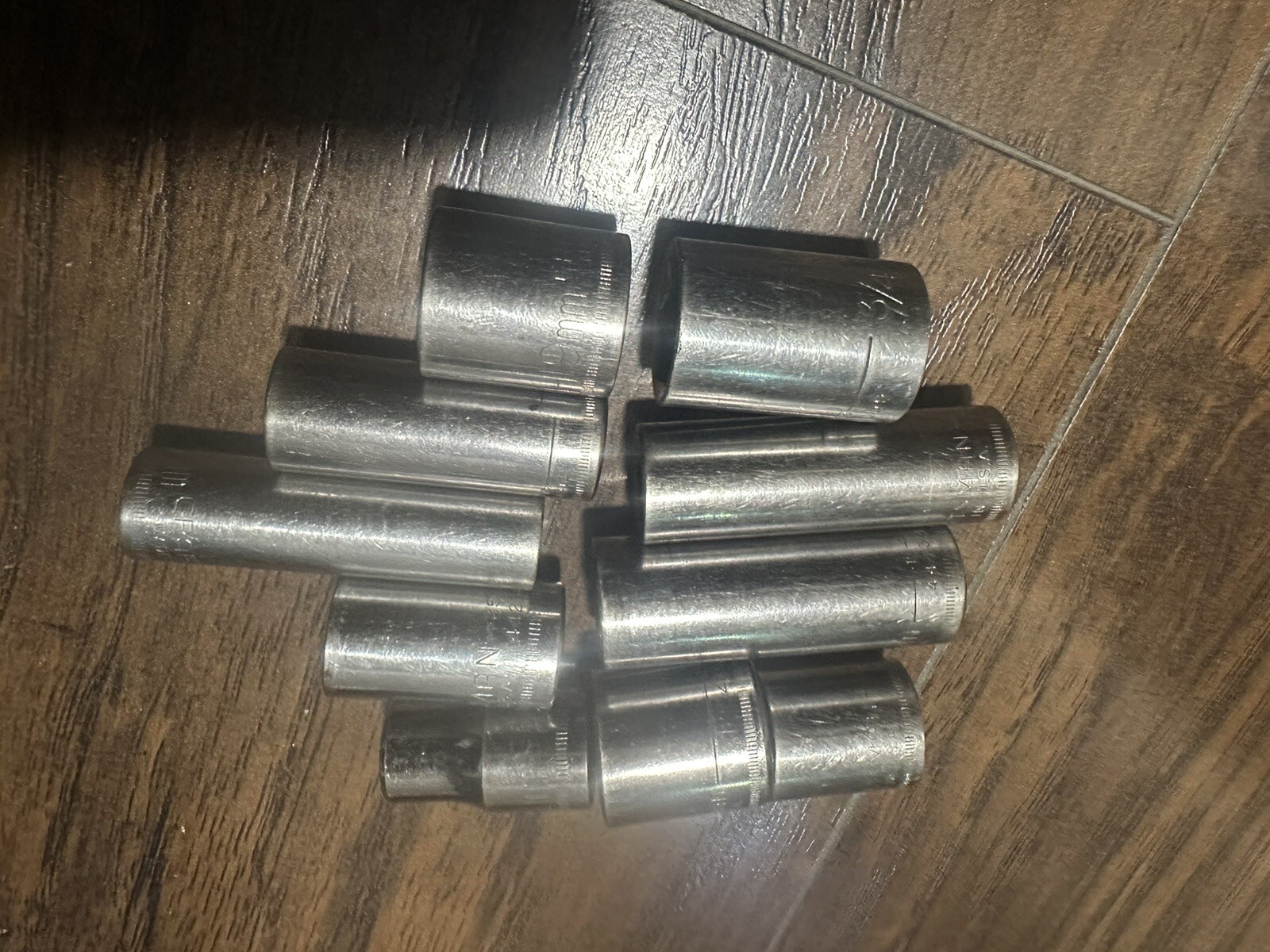 Craftsman USA assorted sockets total 10 vintage