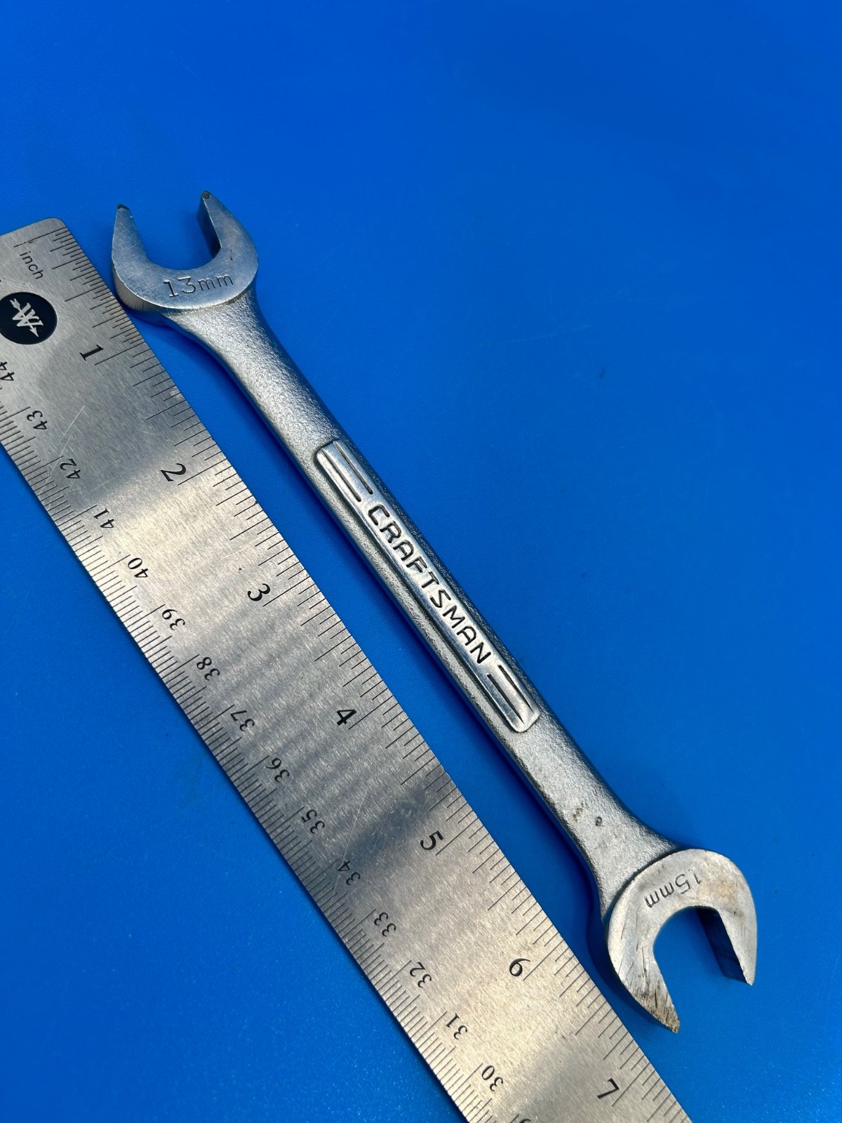 Craftsman Tools Double Open End Wrench 13MM x 15MM =V=USA T-9-36