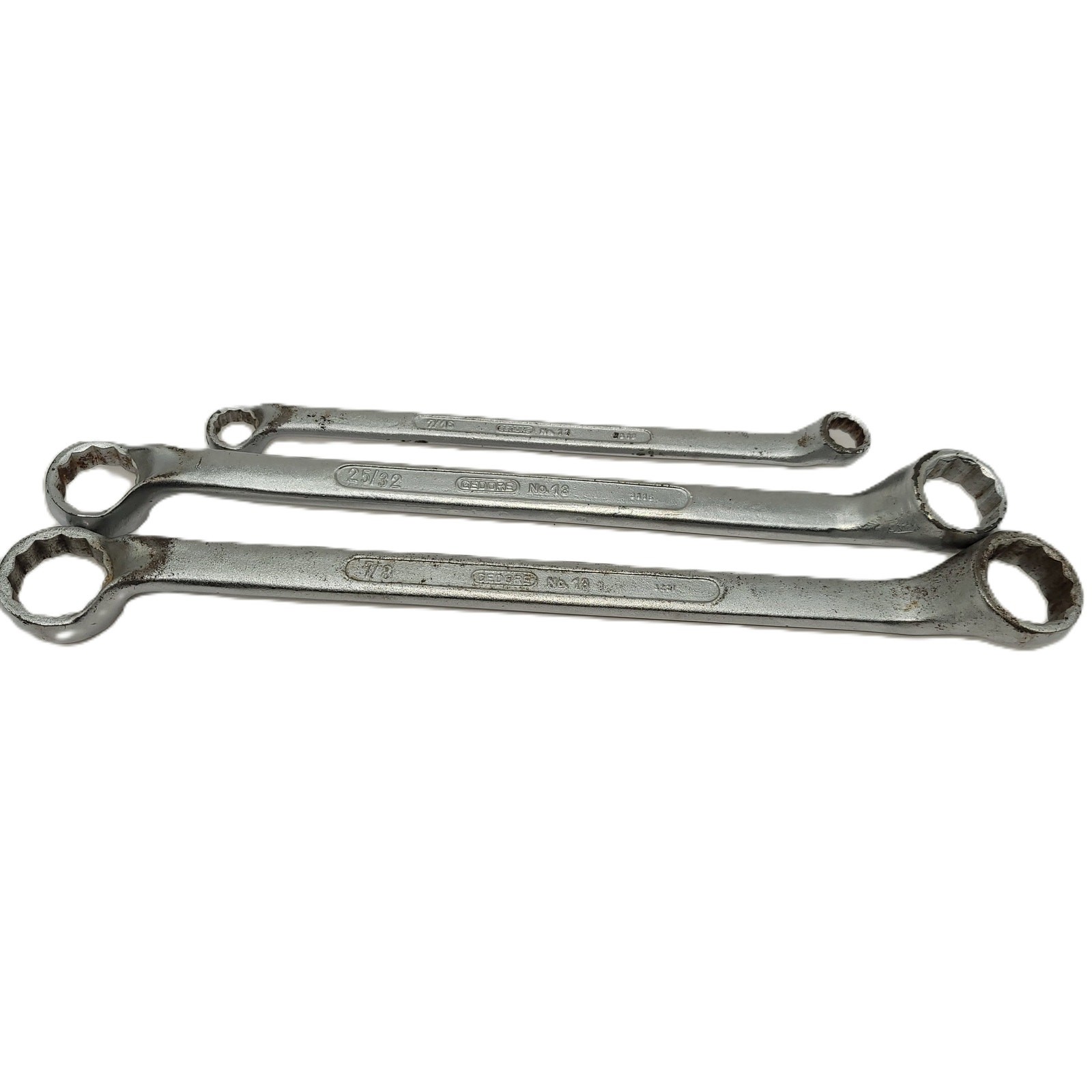 3 12 point combination – 7/16”X3/8” – 25/32”X3/4” – 7/8”X13/16” – GEDORE India