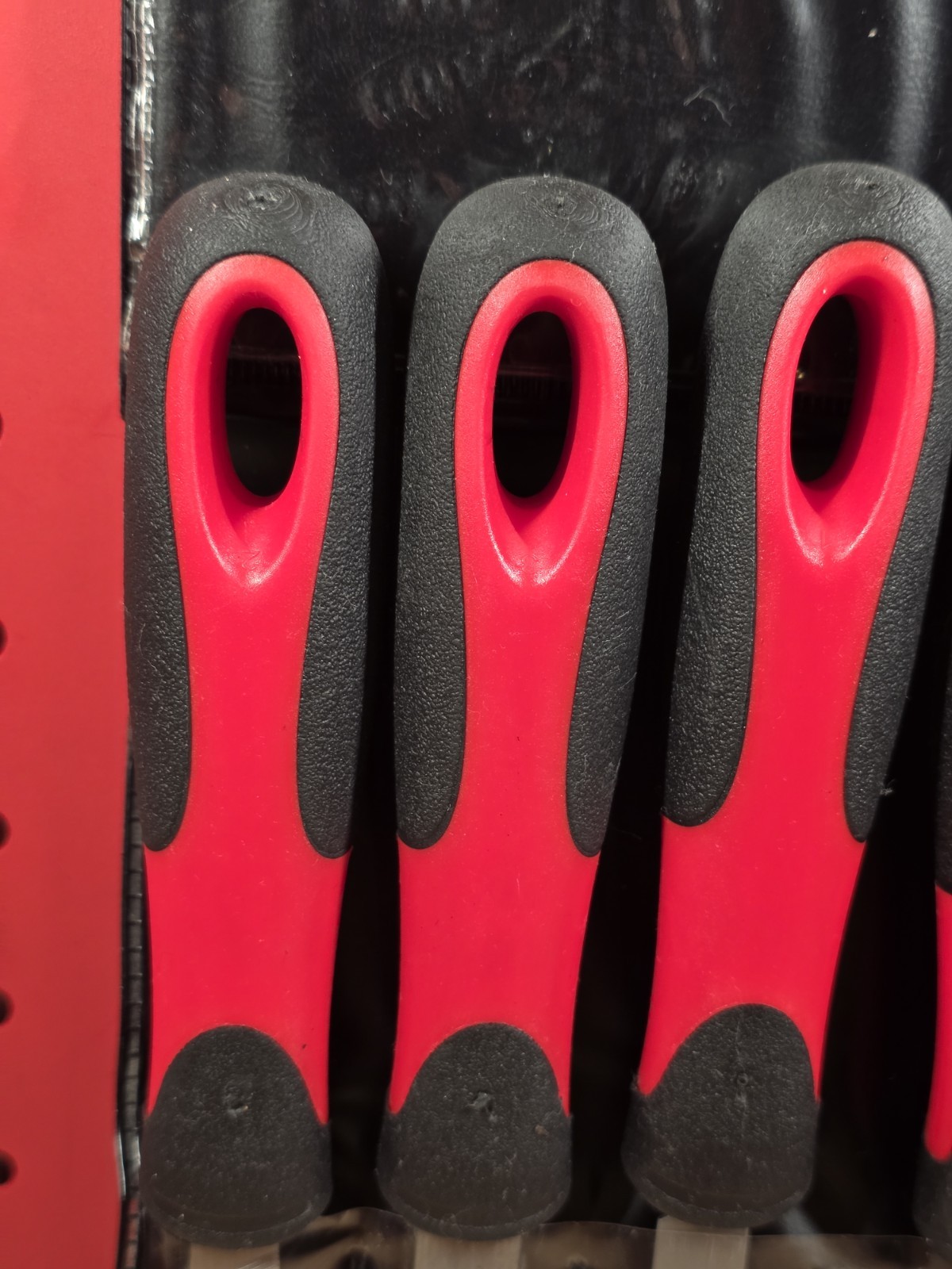 Snap-on Tools NICE SGFMN106 6-Piece Soft Grip Miniature File Set Red Handles