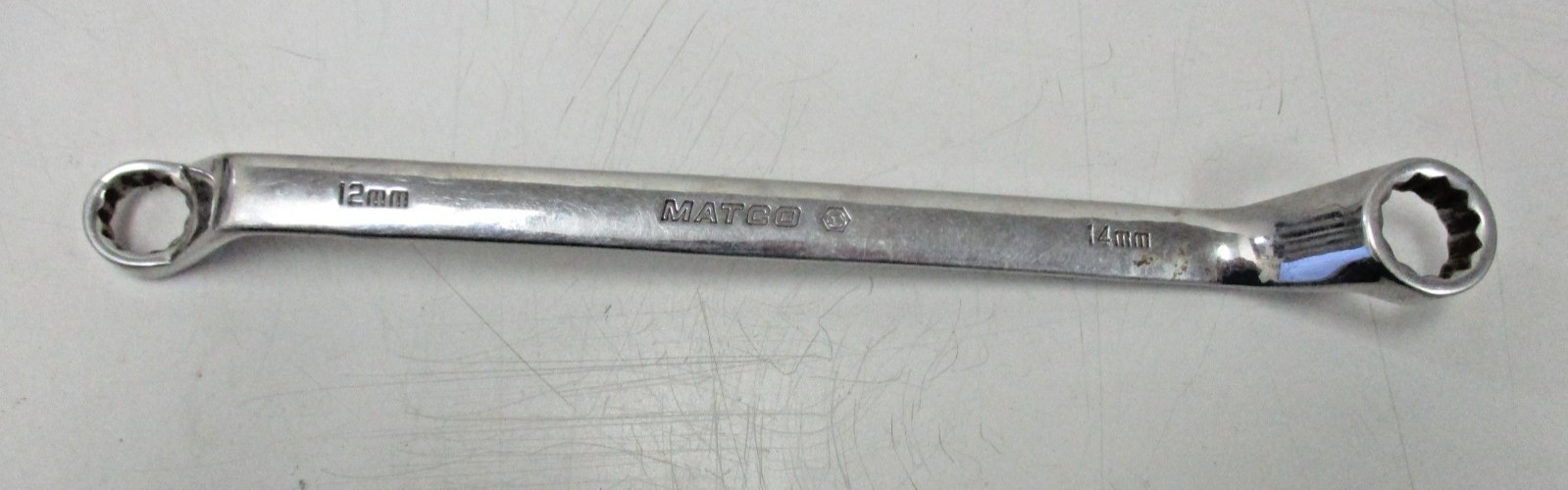 Matco RBDL1214M 12 Point Offset Double Box End Wrench 12mm x 14mm