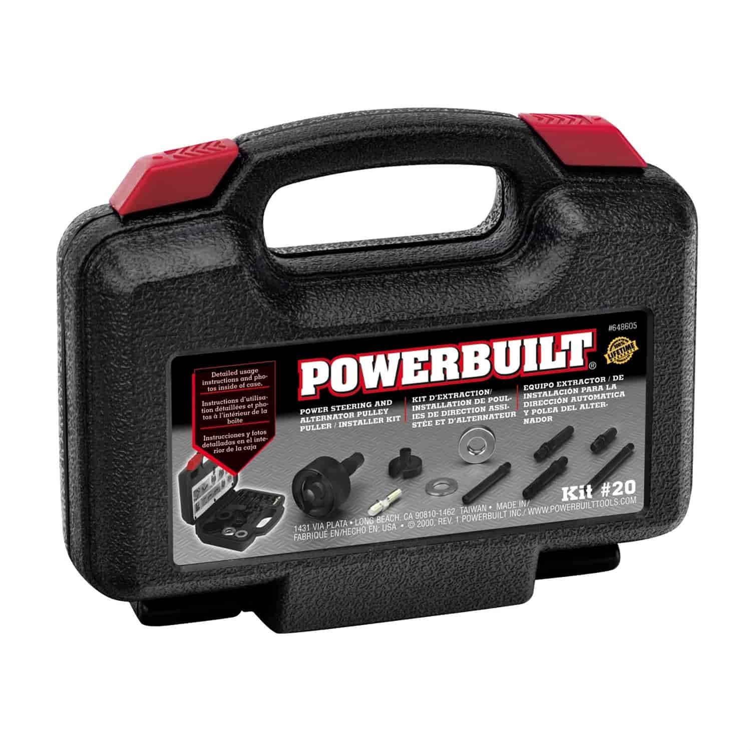 Powerbuilt 14PC PULLEY KIT