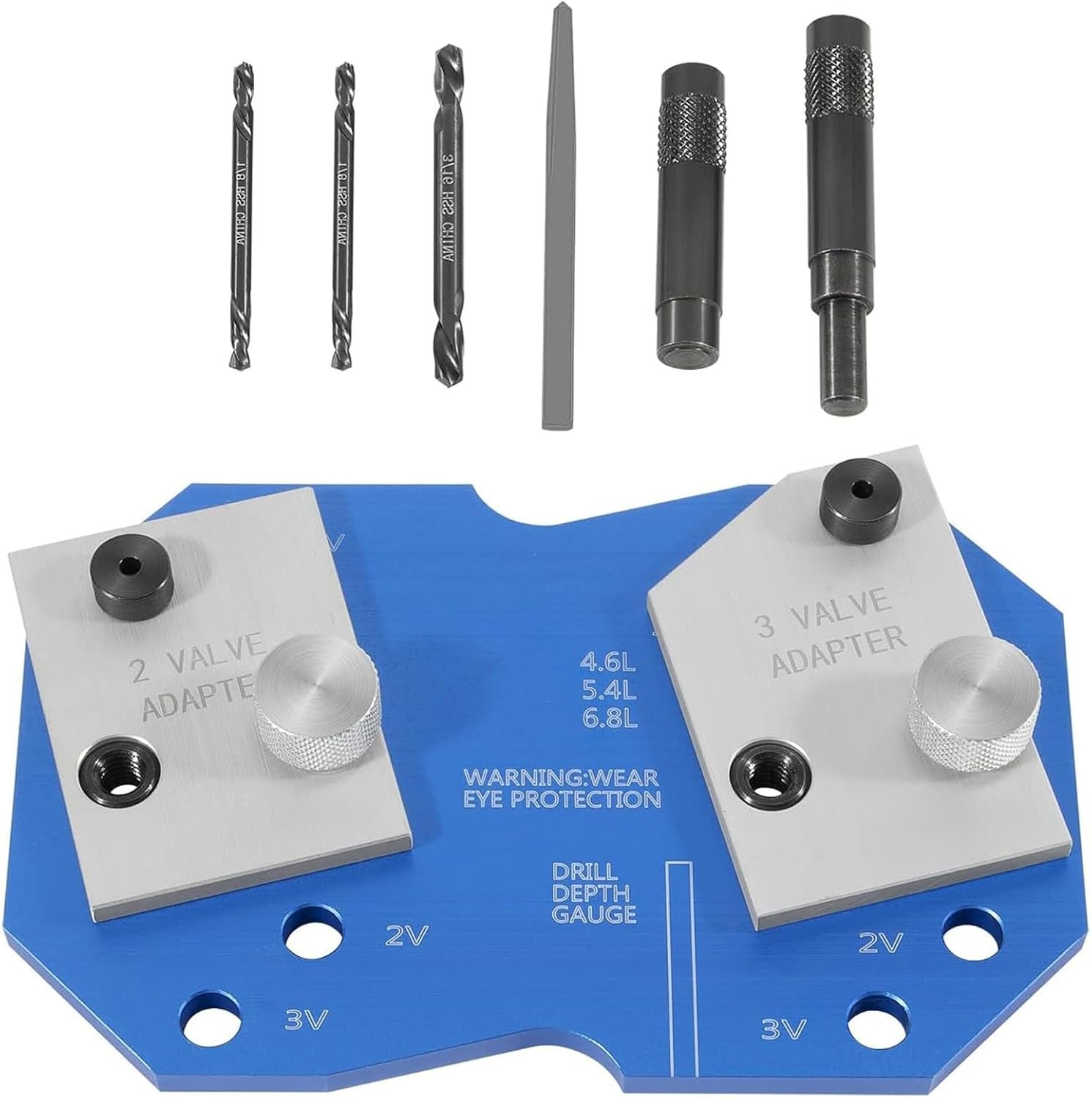 68500 Manifold Drill Template for Ford 2V 3V 4.6L 5.4L & 6.8L Triton Engines