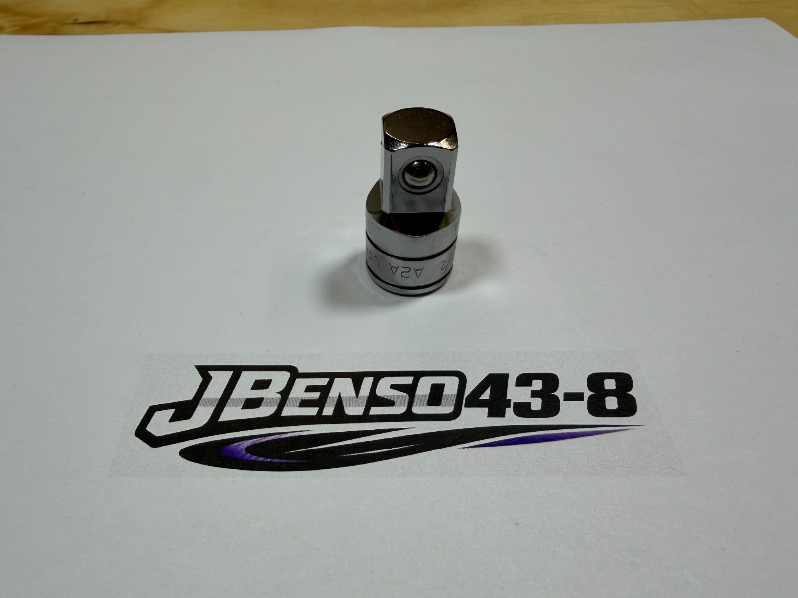 Snap-On Tools USA NEW 3/8″ to 1/2″ Drive Chrome Adapter Socket A2A
