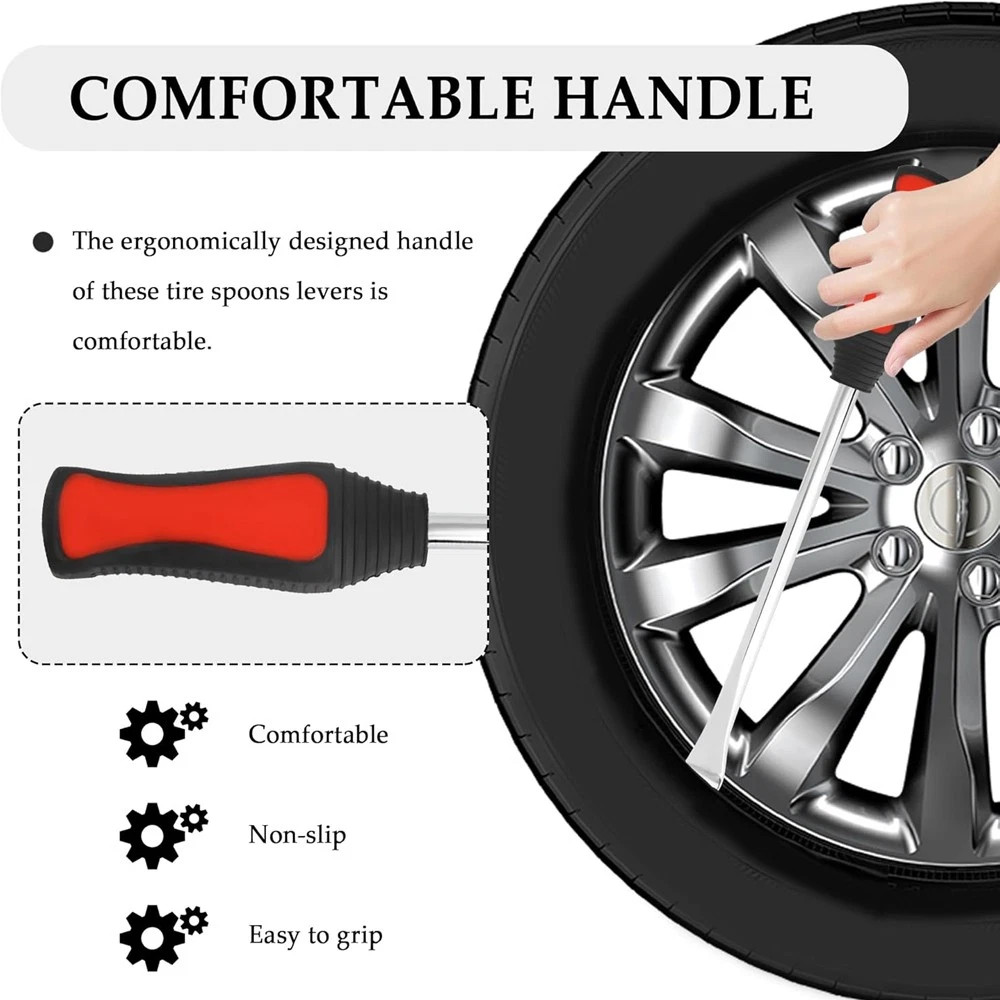 Professional Motorcycle Tire Changing Tool Steel Tire Spoon Lever Iron Tool Kit