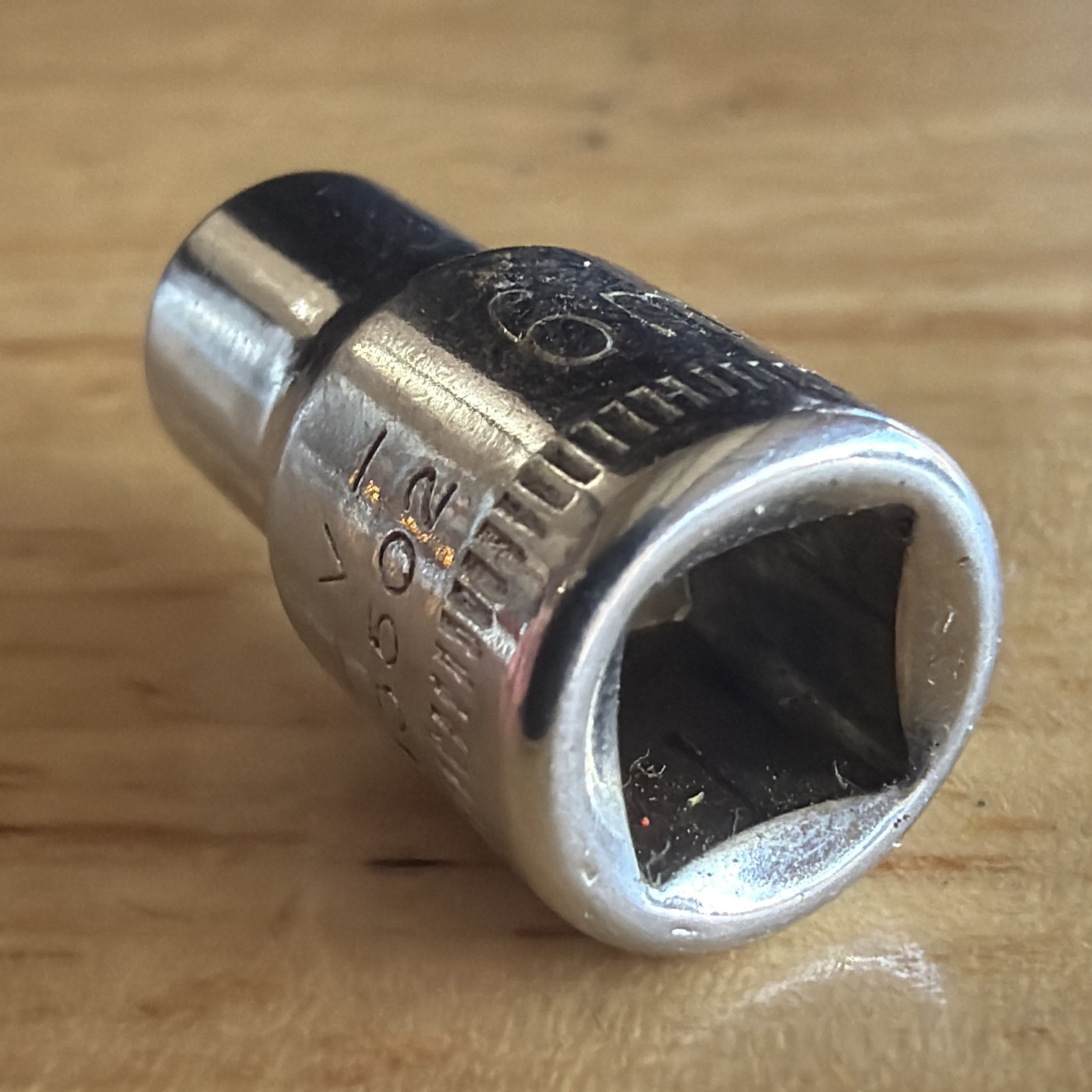 Craftsman 6mm Shallow Socket 1/4″ Drive 6 Point V Series 43502 Made in USA