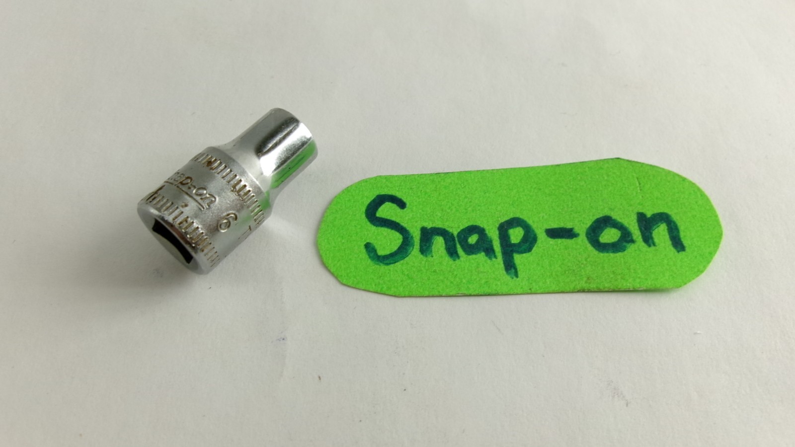 Snap-on tools USA 1/4″ drive 6mm metric 6 point Socket TMM6 Nice!