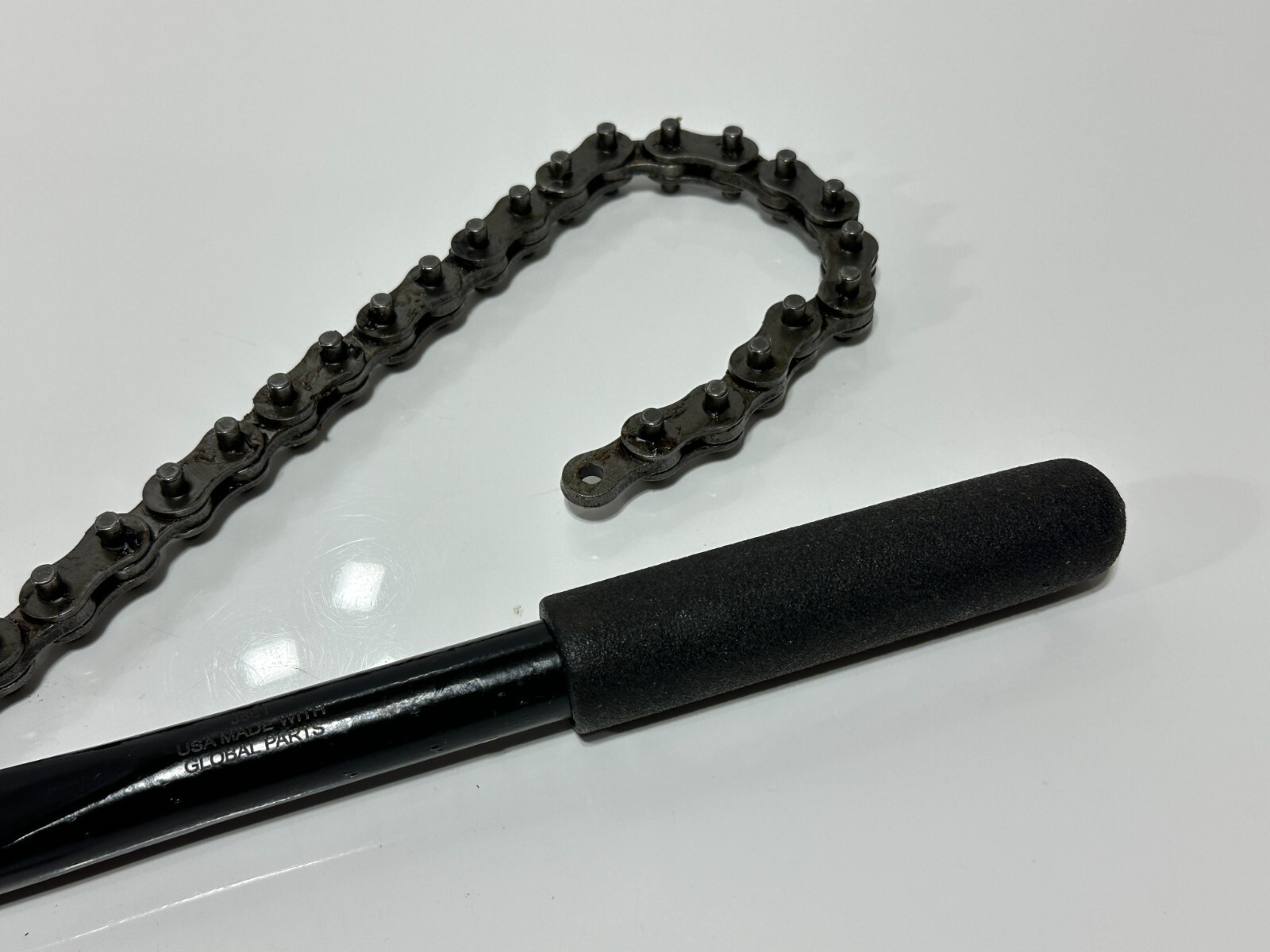 NEW Proto Tools USA Made J801 Chain Wrench, Black Steel