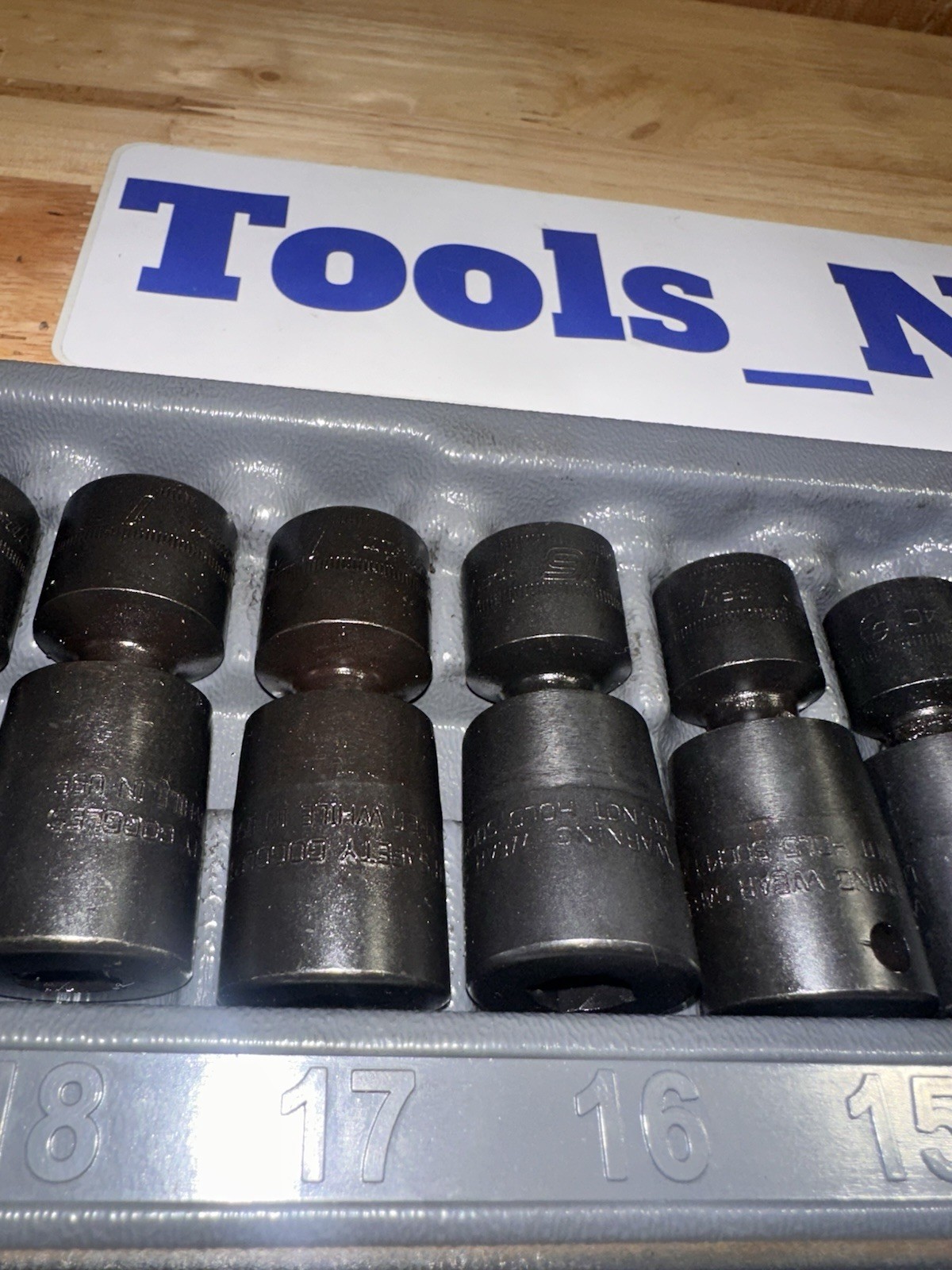 Snap-on™ 212IPFM 3/8″ Drive 8 to 21 mm 6-point Impact Swivel Socket Set