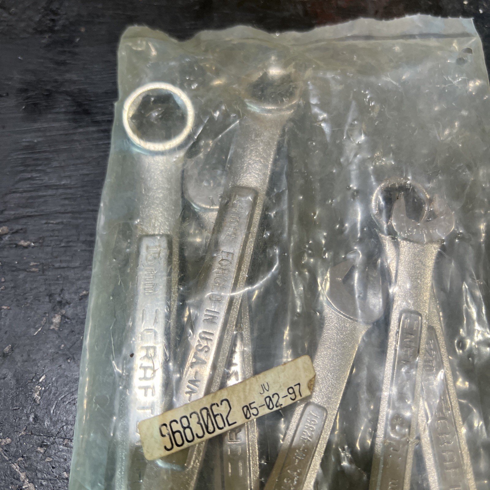 NOS Craftsman USA 6 Point Combination Wrench Set Sealed In Factory Bag Metric