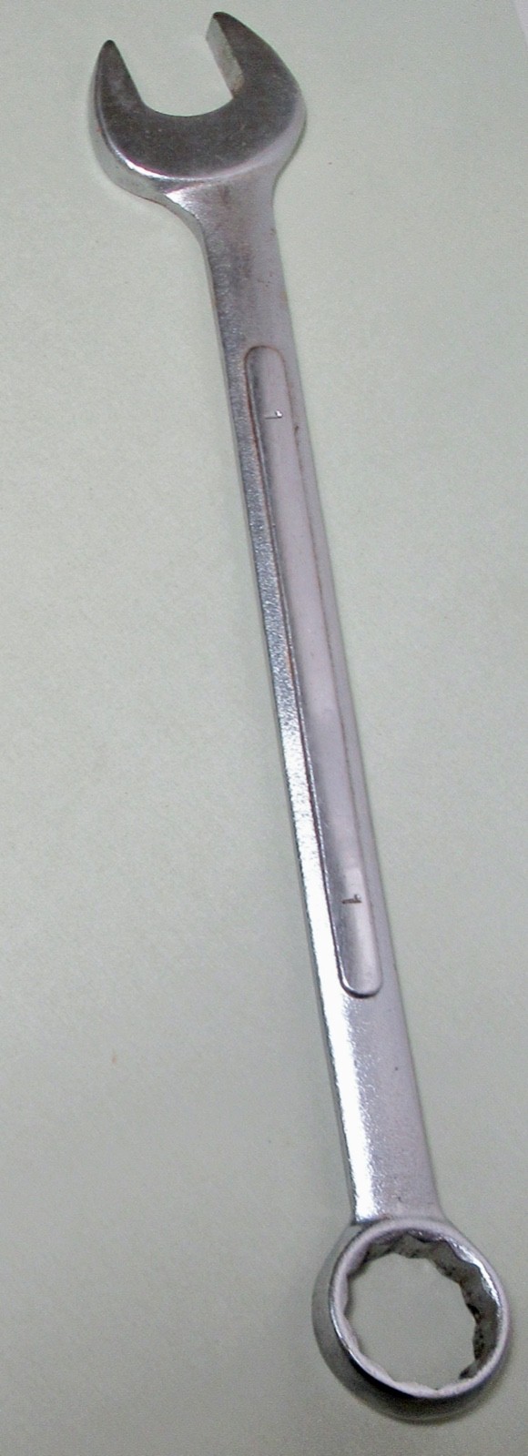 Drop Forged Alloy Steel 1-Inch Combination Wrench (India)