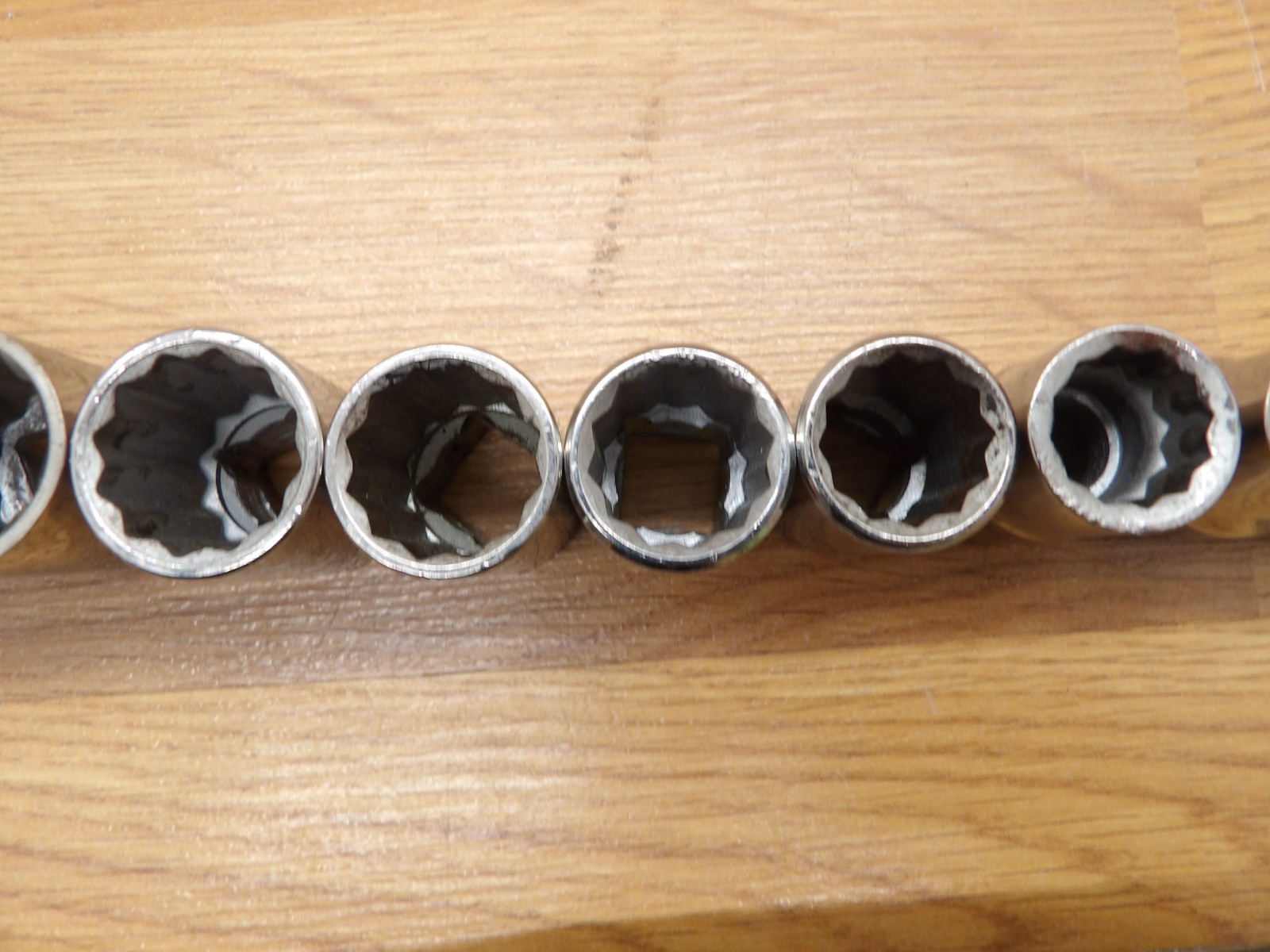 Craftsman 1/2″ Drive 12pt Metric Shallow Socket Set 15 pc (9- 30mm) USA +Ratchet