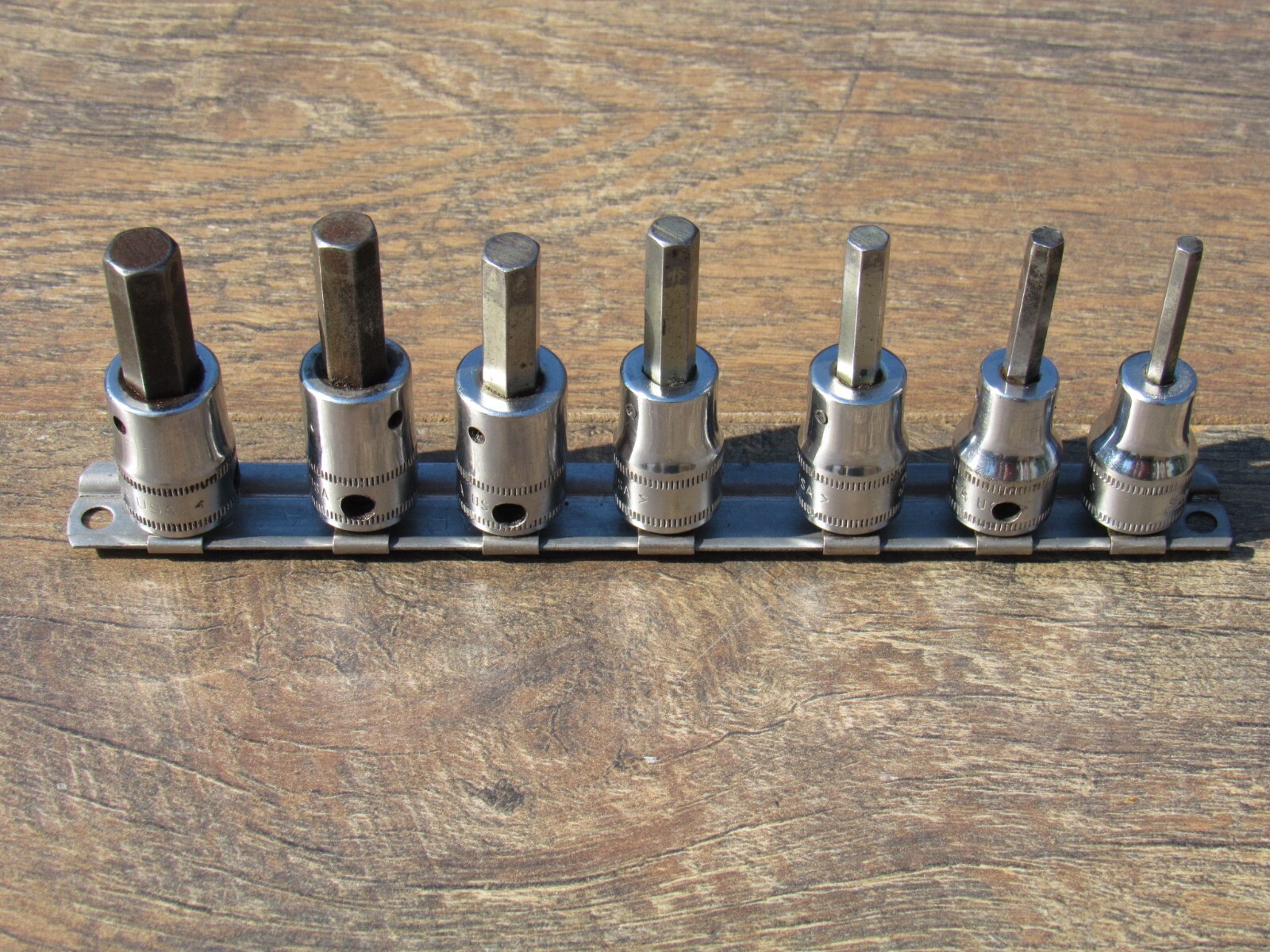 SNAP ON 207FAMY 7 PC METRIC HEX BIT SOCKET SET FAM4 – FAM10 4MM 10MM 207EFAMY