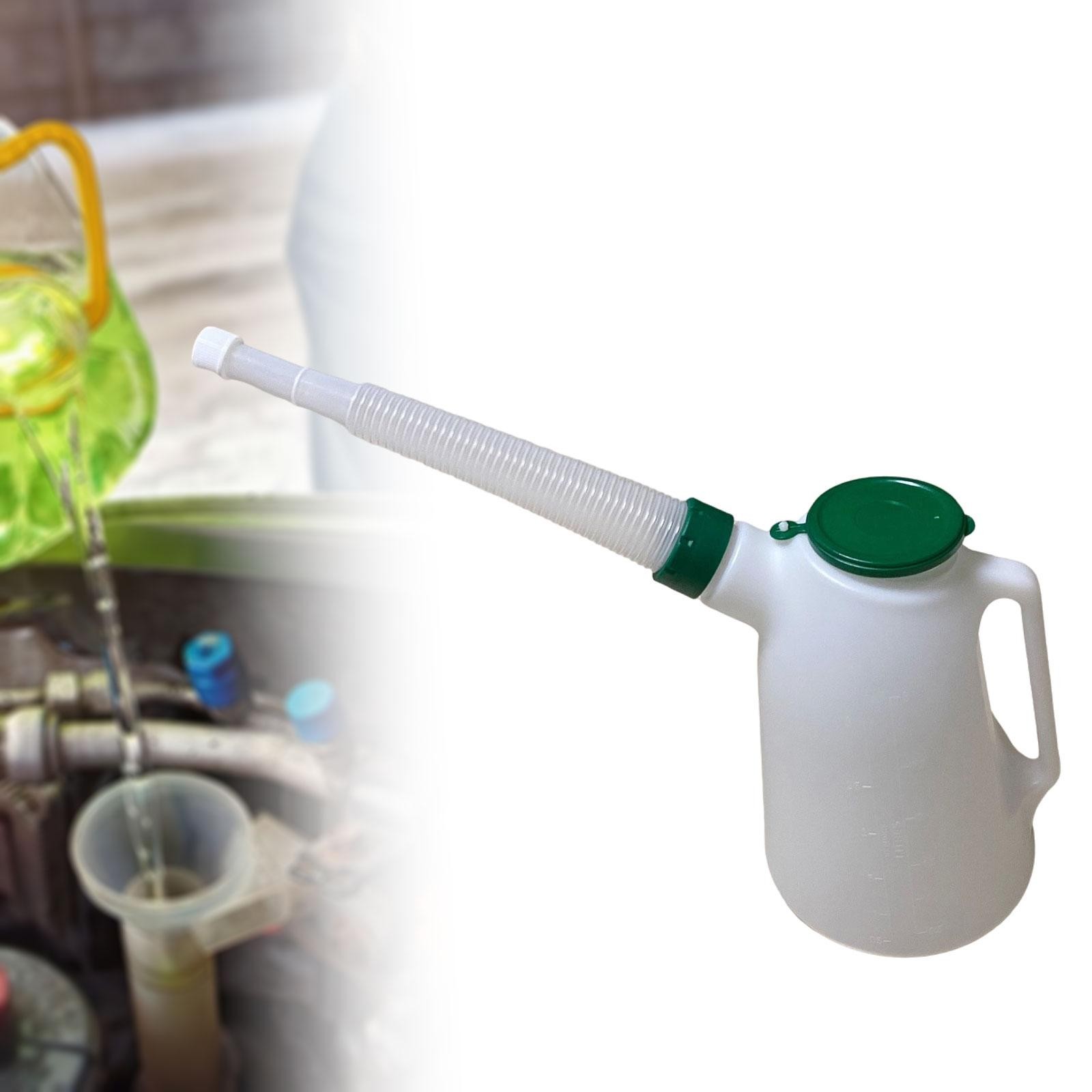 Oil Jug Scale Pouring Flexible Spout with Cap with with Leakproof Ergonomical