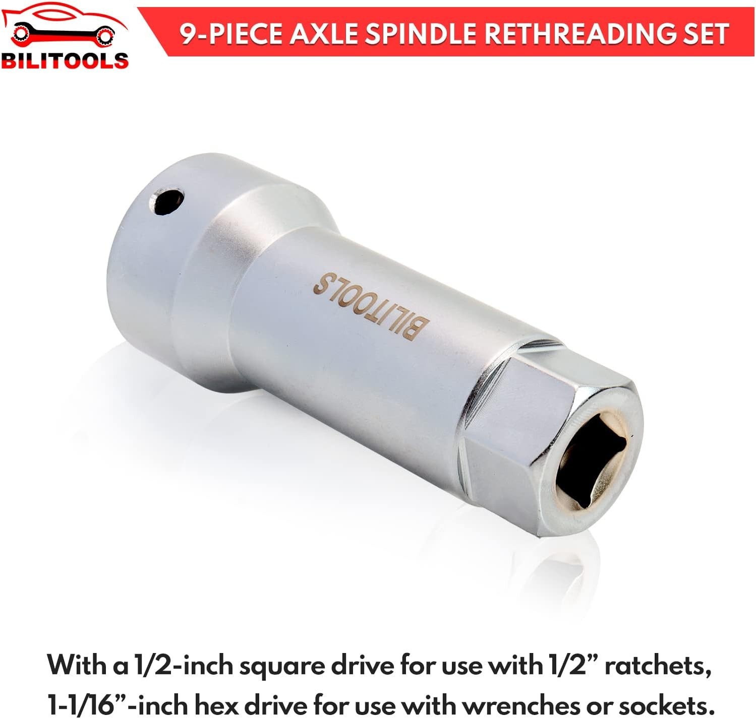Expert Axle Spindle Rethreading Tool-~