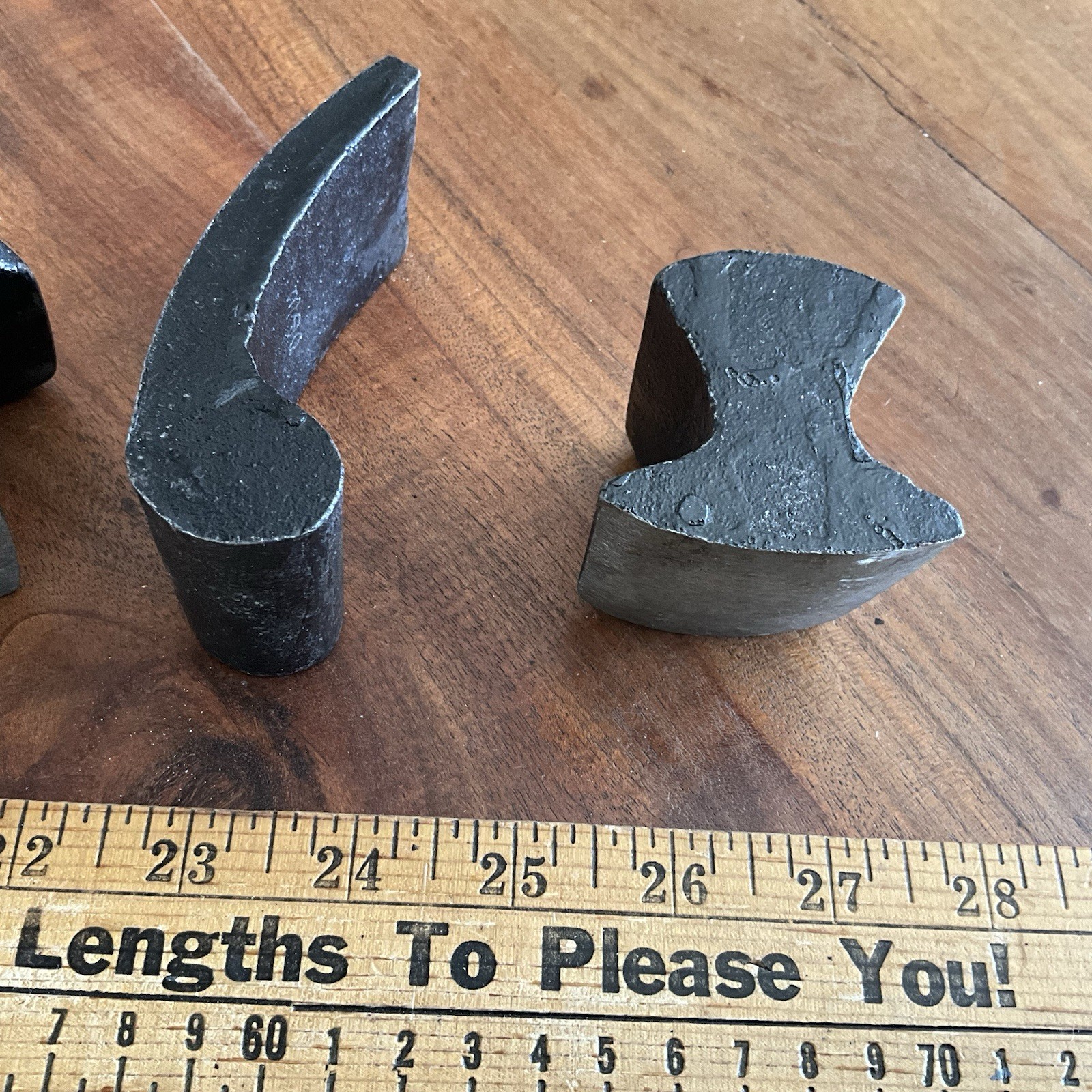 Nice Lot of 4 Vintage Auto Body Metal Shaping Hand Anvil Dolly Tools