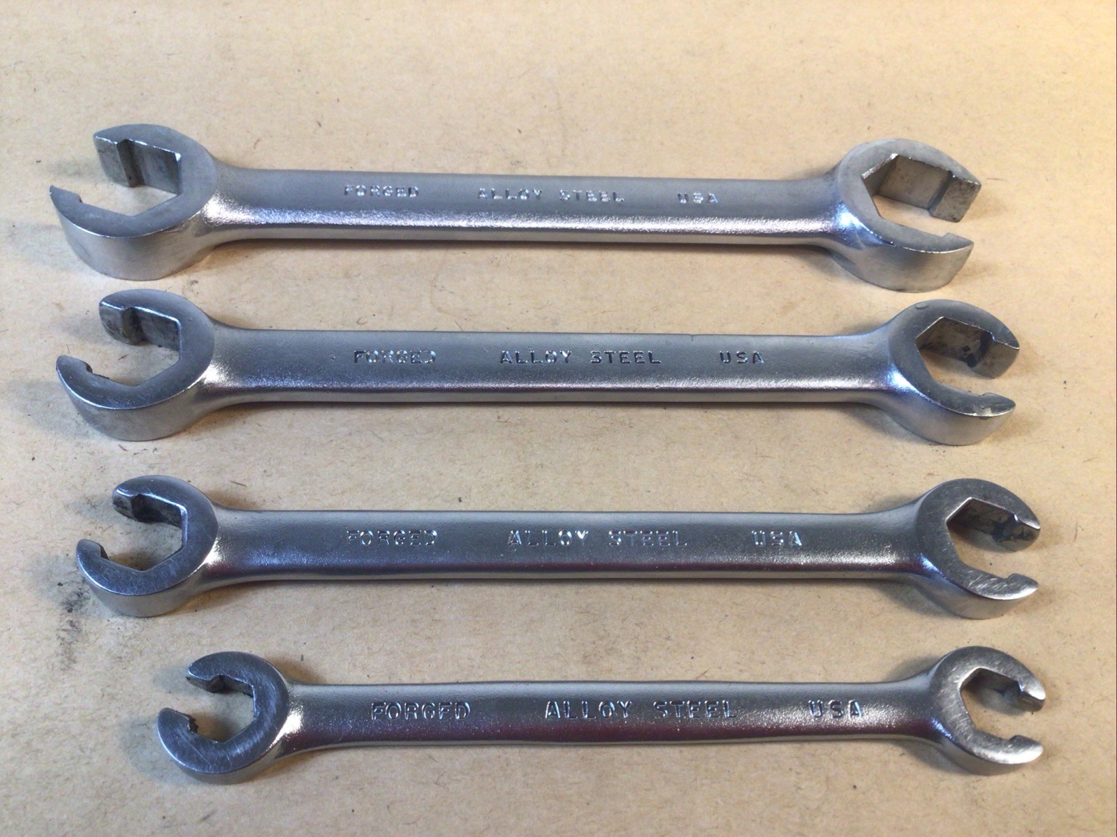 4 Piece – Blackhawk Flare Nut Wrench Set 3/8,7/16,1/2,9/16,5/8,11/16,3/4,7/8”