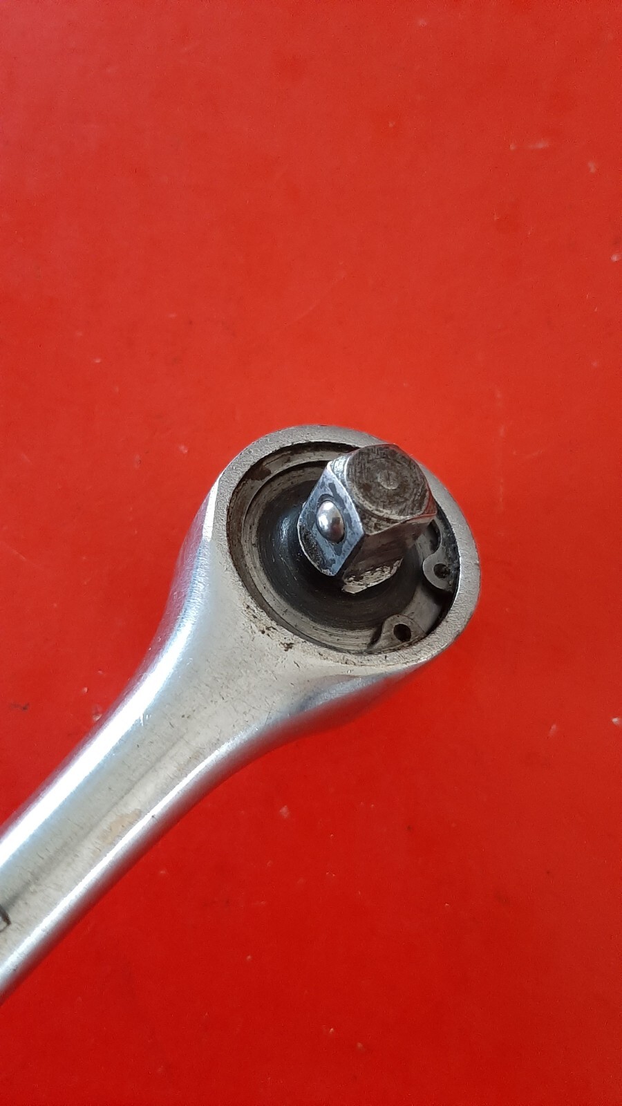 Vintage MAC TOOLS USA X8R Reversible Ratchet Wrench 3/8″ Drive Knurled Grip