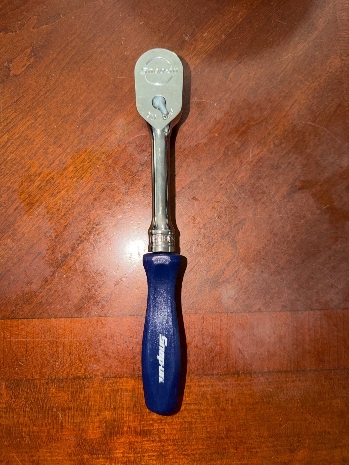 Snap On fhld80 3/8 Drive Navy Blue long hard handle ratchet new