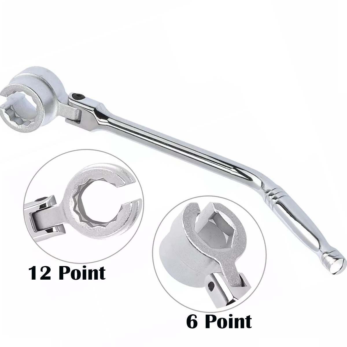 7/8″ 22mm O2 Oxygen Sensor Wrench with Hex Socket End & 12 Point Head