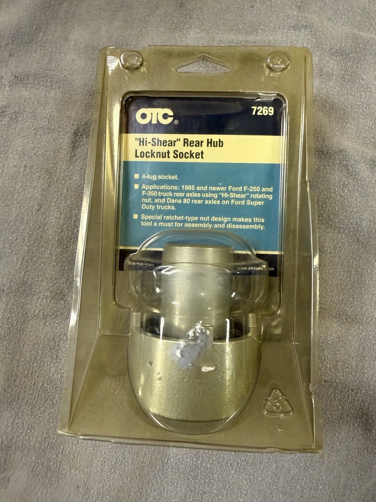 Hub Socket, 2 1/4 in. Hex, 1/2 in. Drive, Dodge, Ford/GM, Manual Hubs, 4WD
