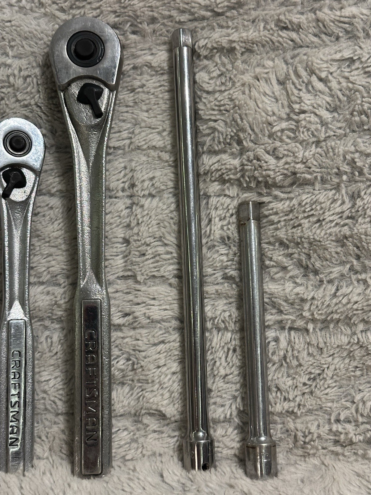 Craftsman Ratchet Set 1/2” 3/8” 1/4” Drive 44809 44808 44807 44261 44262 USA
