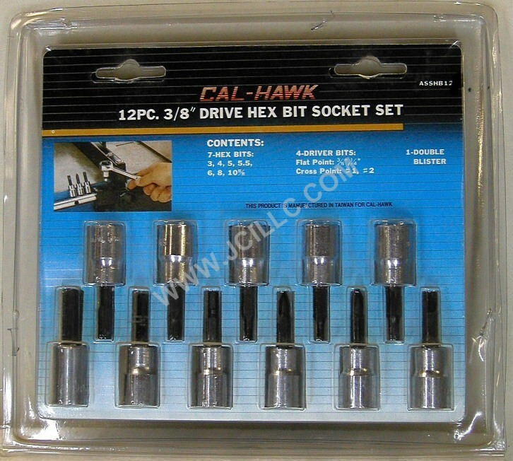 3/8” DRIVE HEX SOCKET BITS, METRIC – mm – Allen Head Sockets – Hand Tools NEW