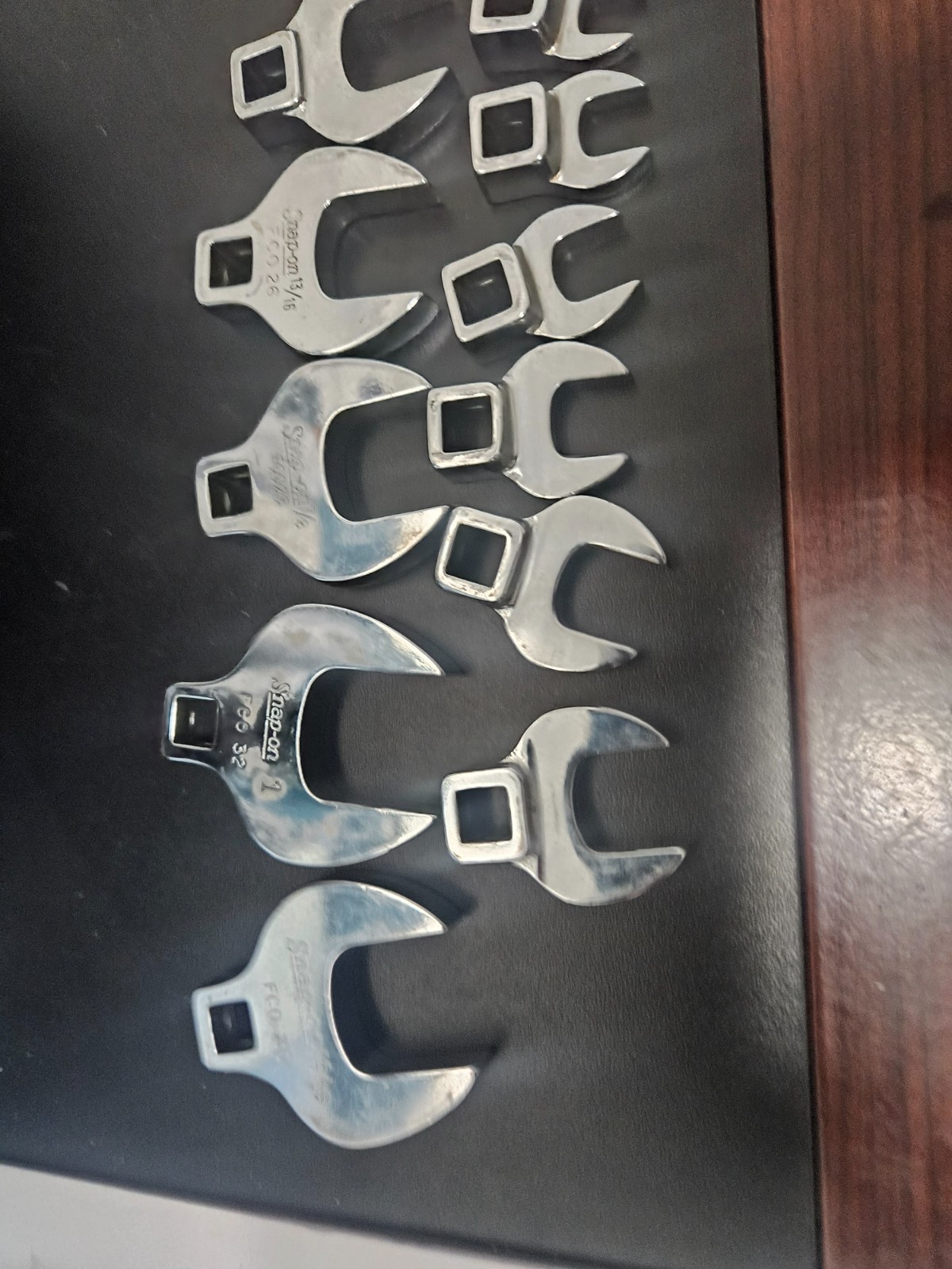Snap -On Crowfoot Wrench Set 3/8″ through 1″ 3/8 drive